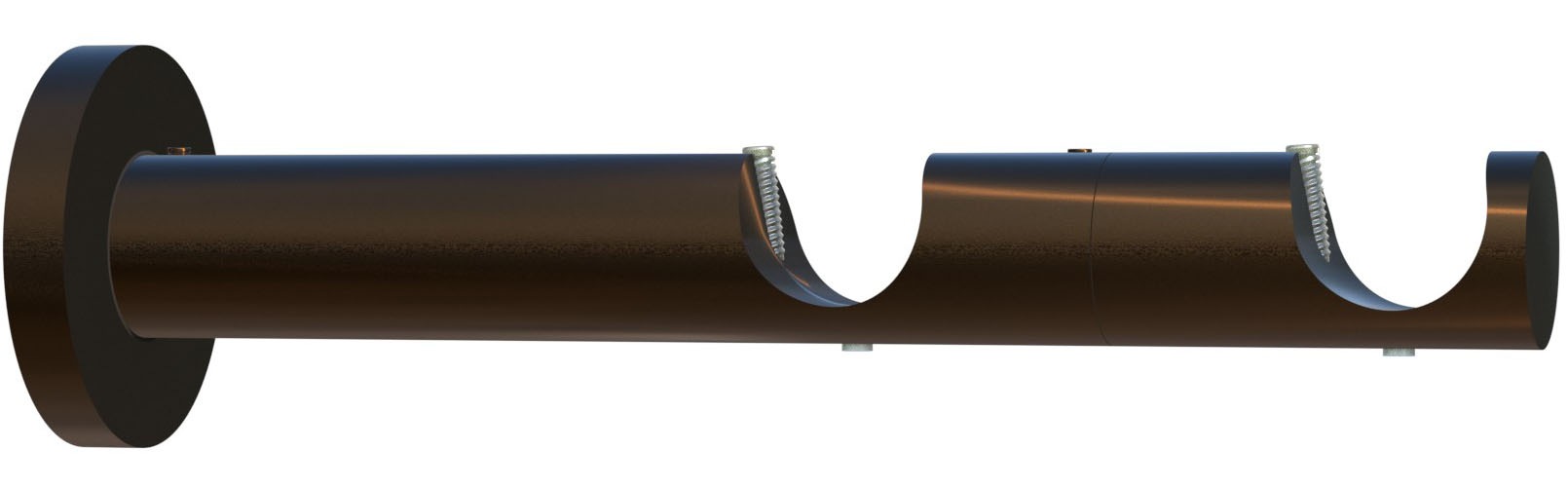indeko Kombiträger Ø 20 mm für Vorhangstangen und Innenlaufsysteme günstig online kaufen