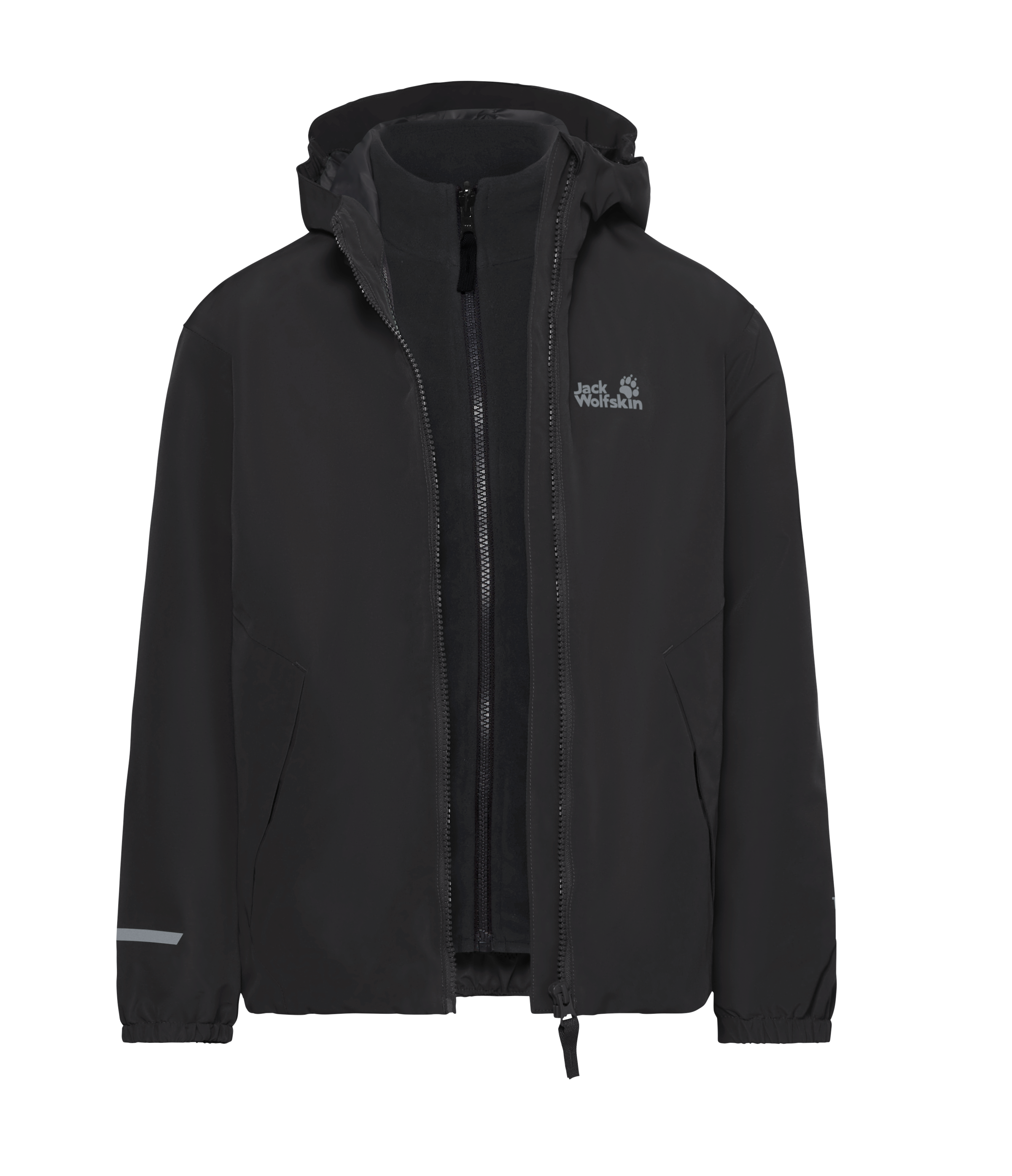 Jack Wolfskin 3-in-1-Funktionsjacke »ICELAND 3IN1 JKT K« Langarm-Design, aus Polyester, in Größen von 104 bis 176