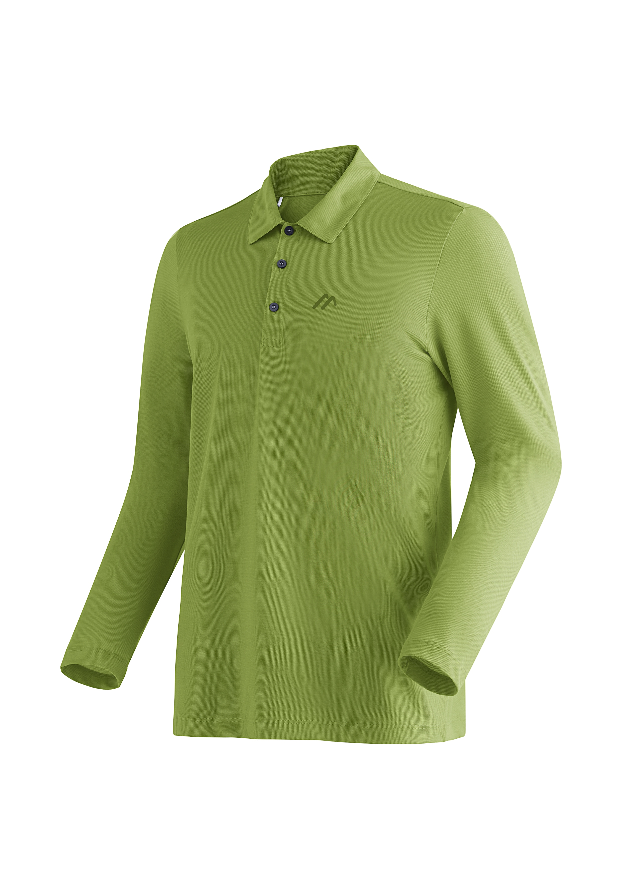Maier Sports Langarm-Poloshirt "Long Pique Polo M"