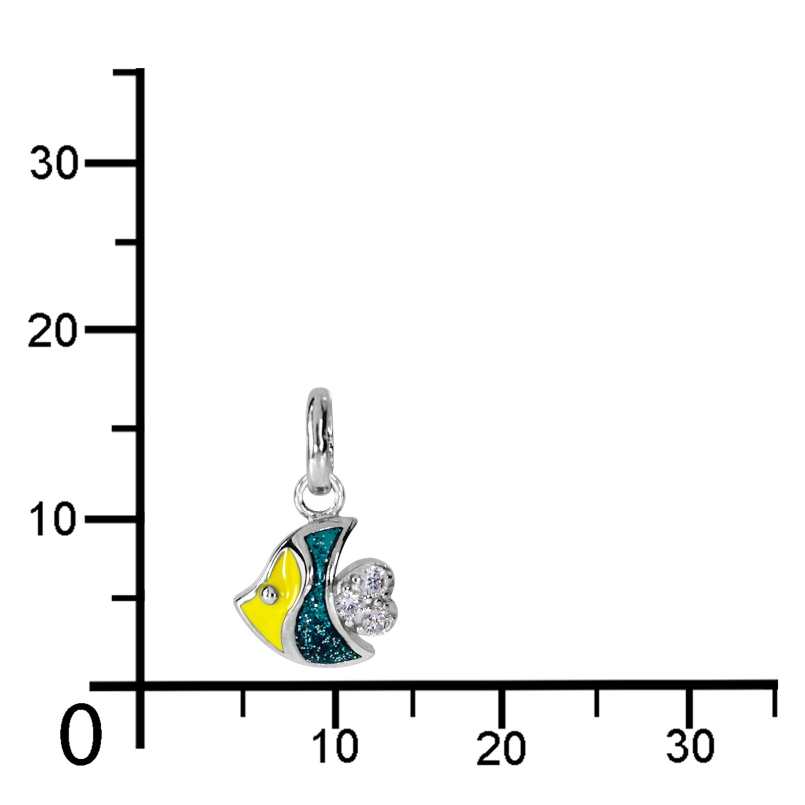 OSTSEE-SCHMUCK Kettenanhänger »Ostsee-Schmuck Anhänger kleiner Fisch Anhänger kleiner Fisch«, (1 tlg.)