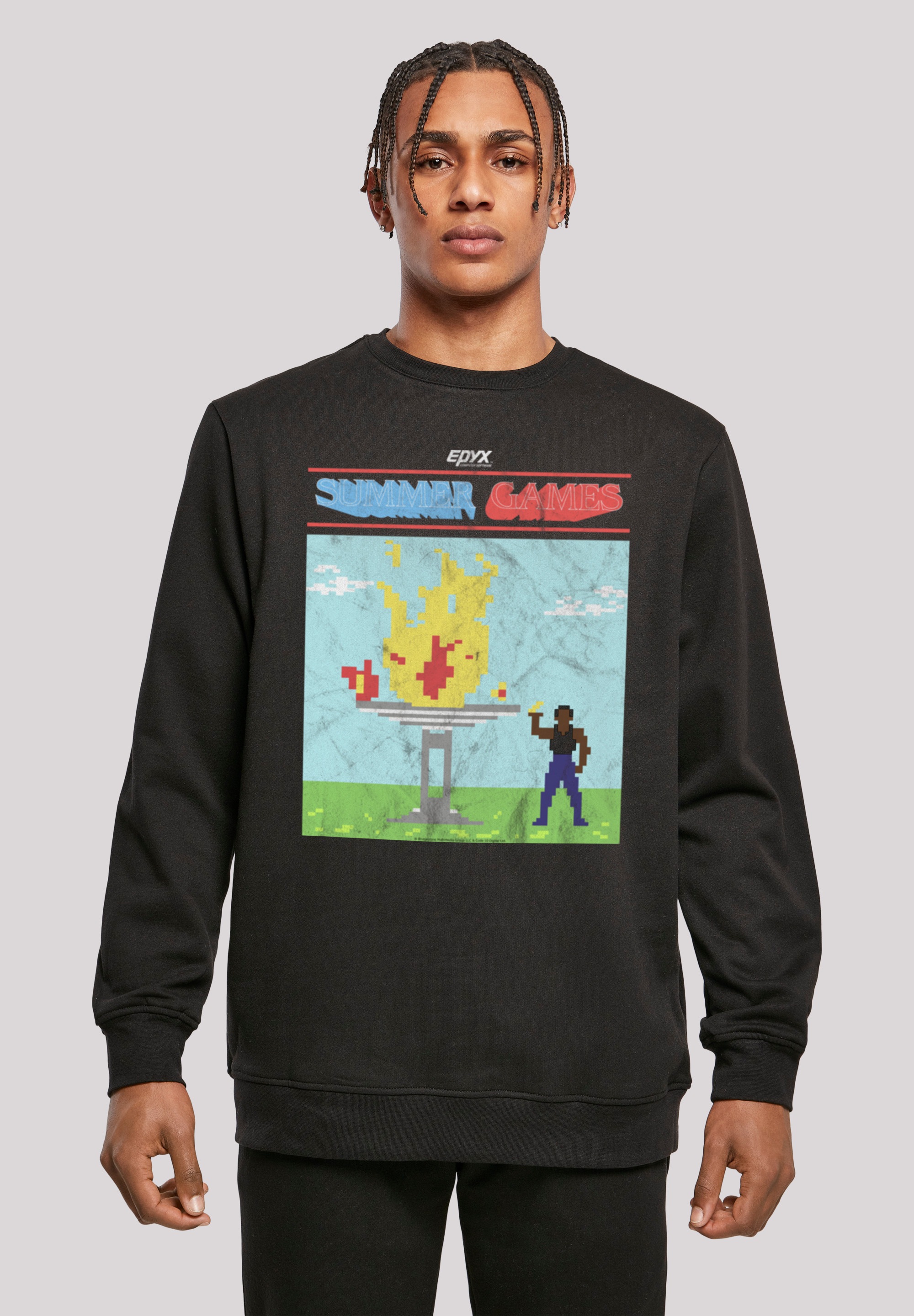 F4NT4STIC Megztinis su gobtuvu »Retro Gaming Sum...