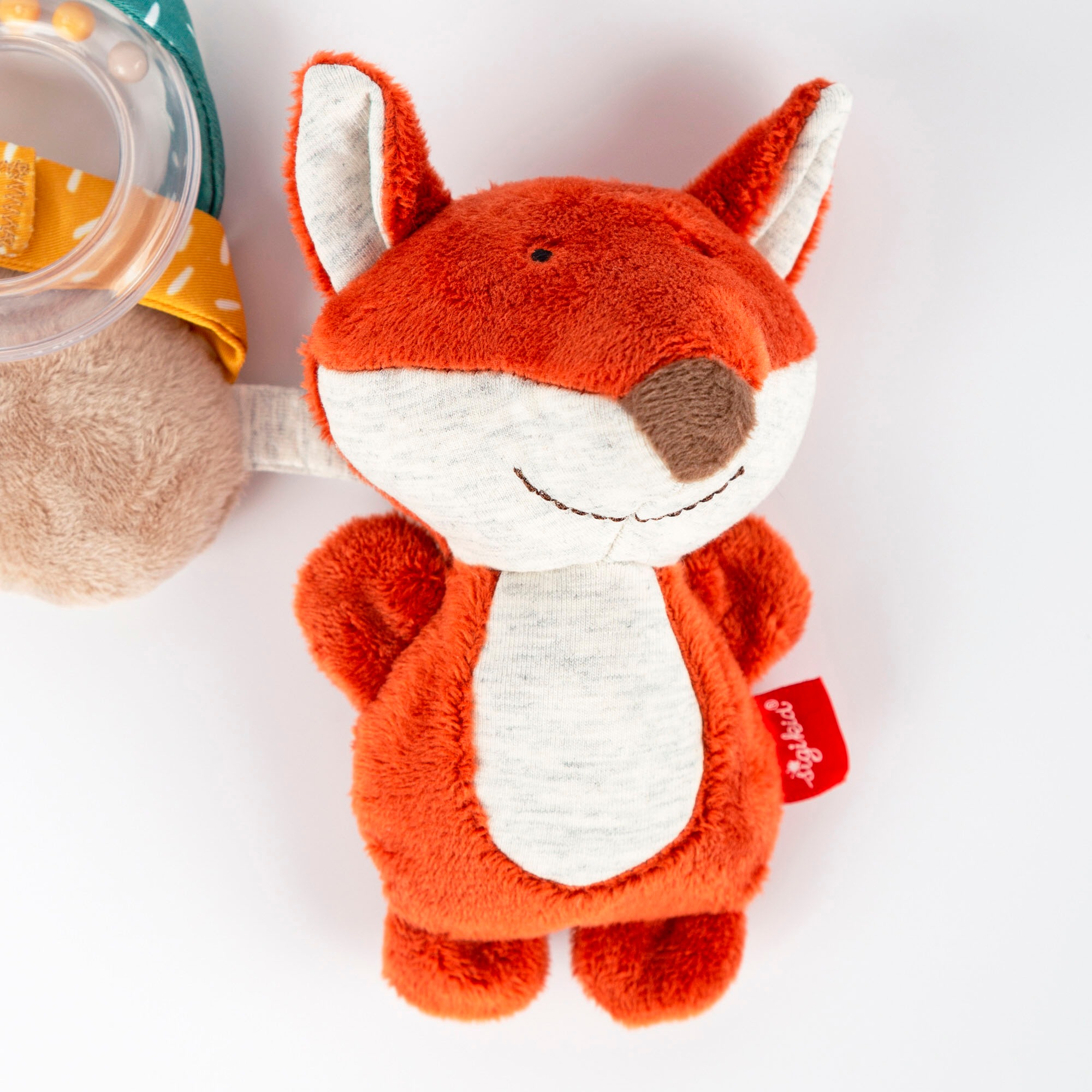 Sigikid Greifspielzeug »PlayQ, Yellow, Anhänger Fuchs«