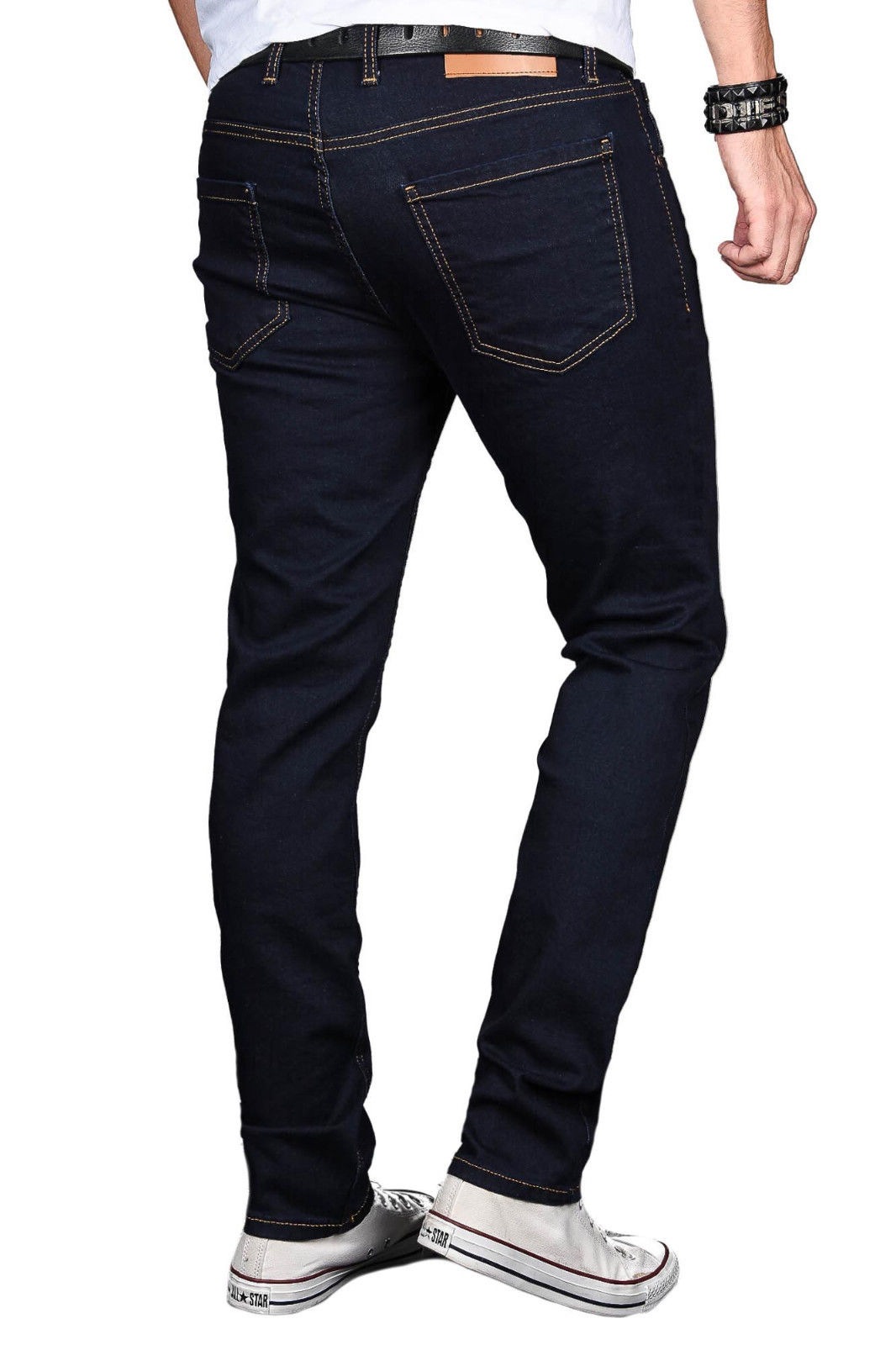Alessandro Salvarini Slim-fit-Jeans »ASLuca«, Stretch mit Elasthan