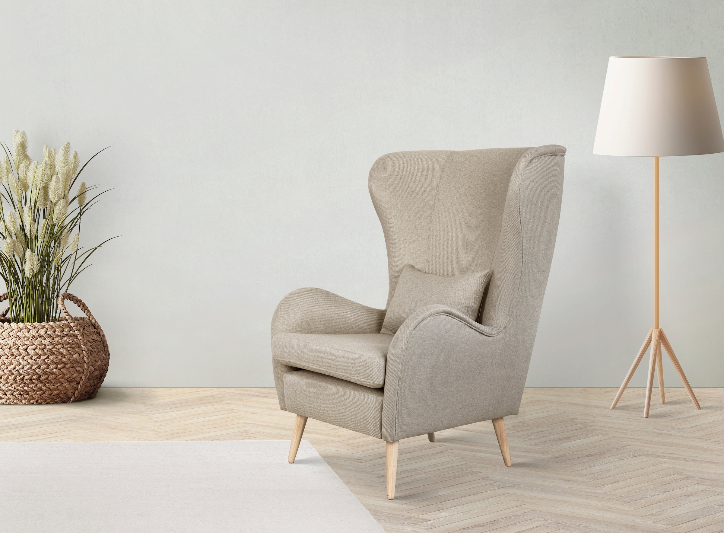 Sessel »Charles«, groß und gemütlich in modernem Design