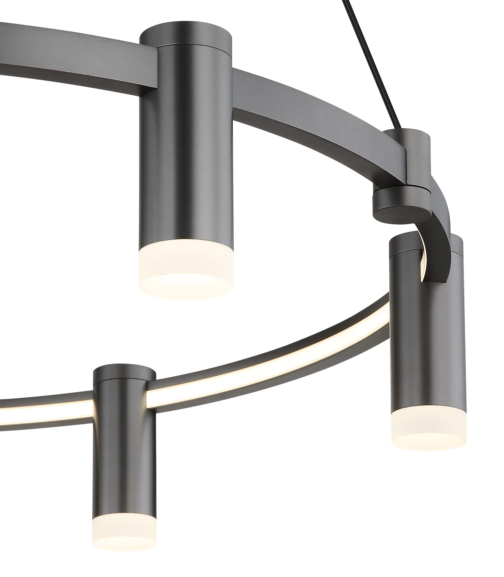 GLOBO LIGHTING Hängeleuchte »CASTELA« LED-Modul 1 Stk. LED Hängeleuchte für Esszimmer anthrazit