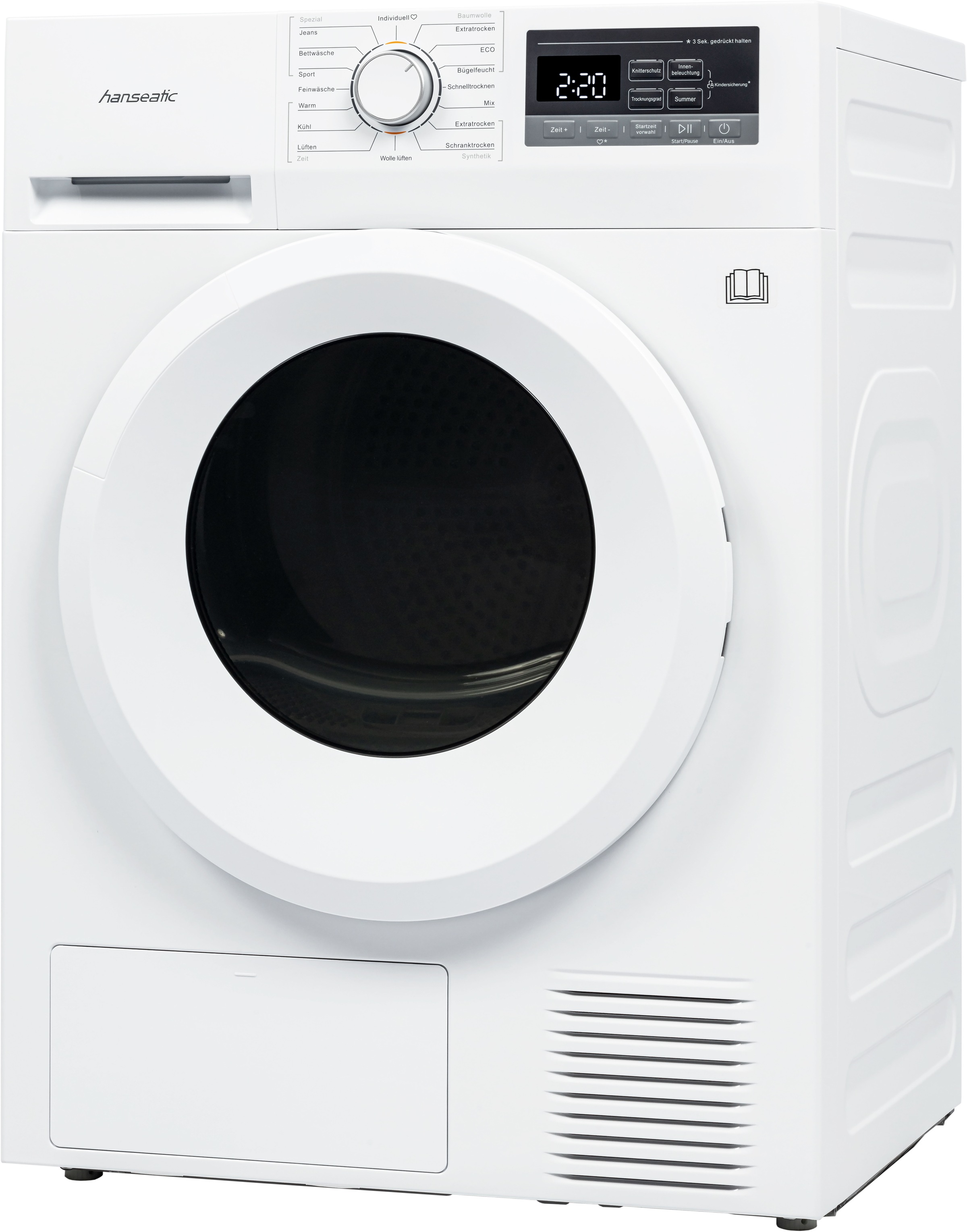 Thumbnail - Hanseatic Wärmepumpentrockner "HWT8EGT"