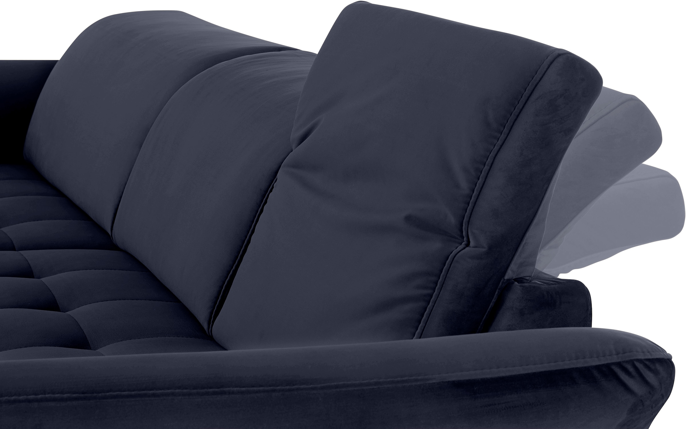 INOSIGN Ecksofa »Fresh L-Form«, Federkern, wahlweise Kopfteilverstellung und motorischer Vorziehsitz