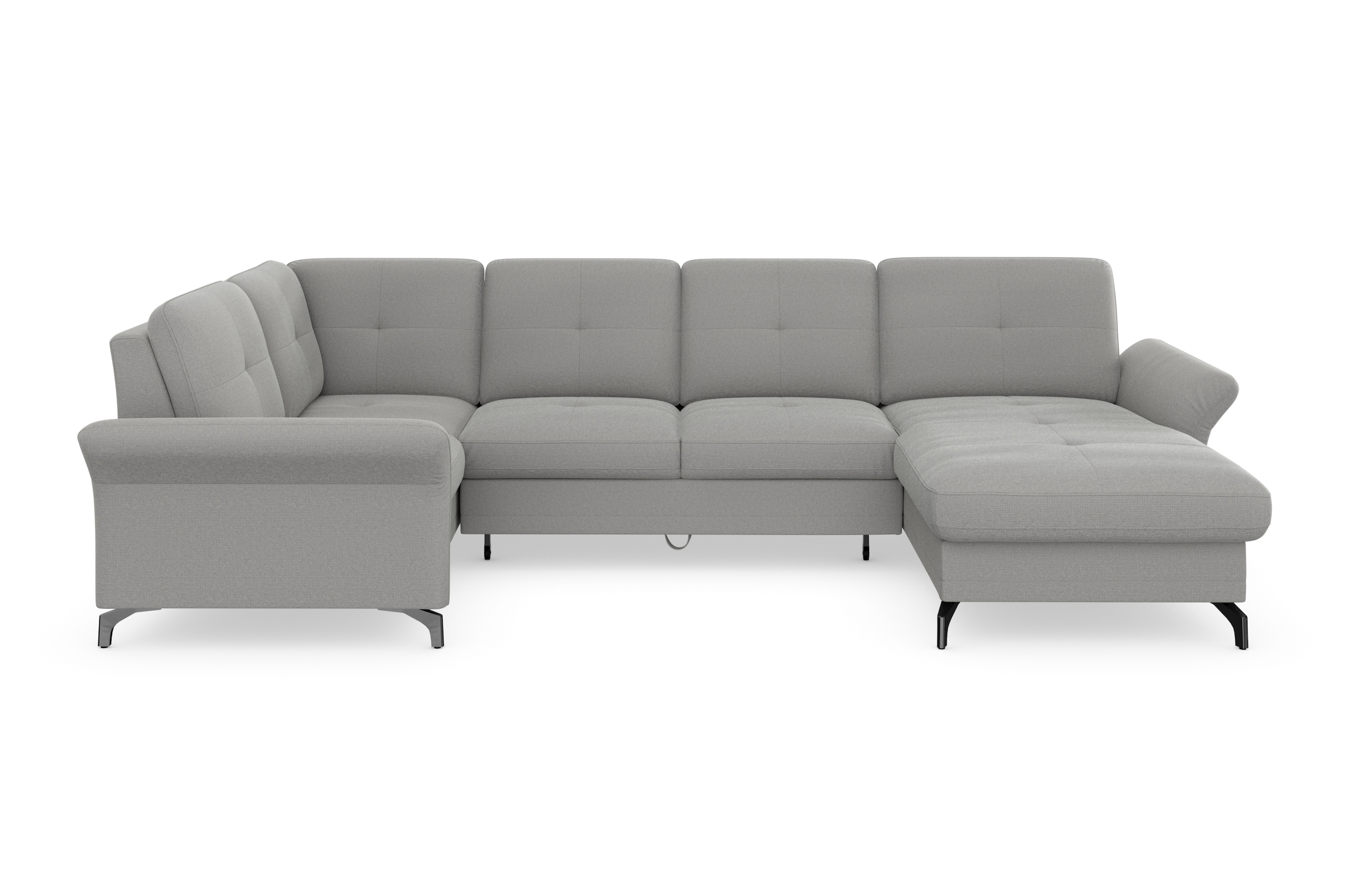 Home affaire Wohnlandschaft "Calando U-Form" wahlweise mit Bettfunktion, Be günstig online kaufen