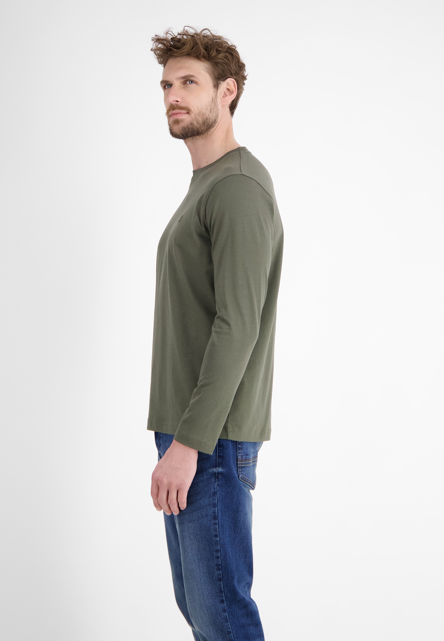 LERROS Longsweatshirt »LERROS Basic-Longsleeve«