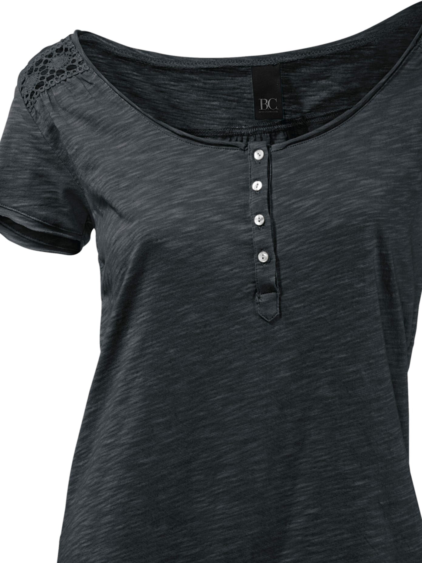 heine Rundhalsshirt »Rundhals-Shirt«, (1 tlg.)