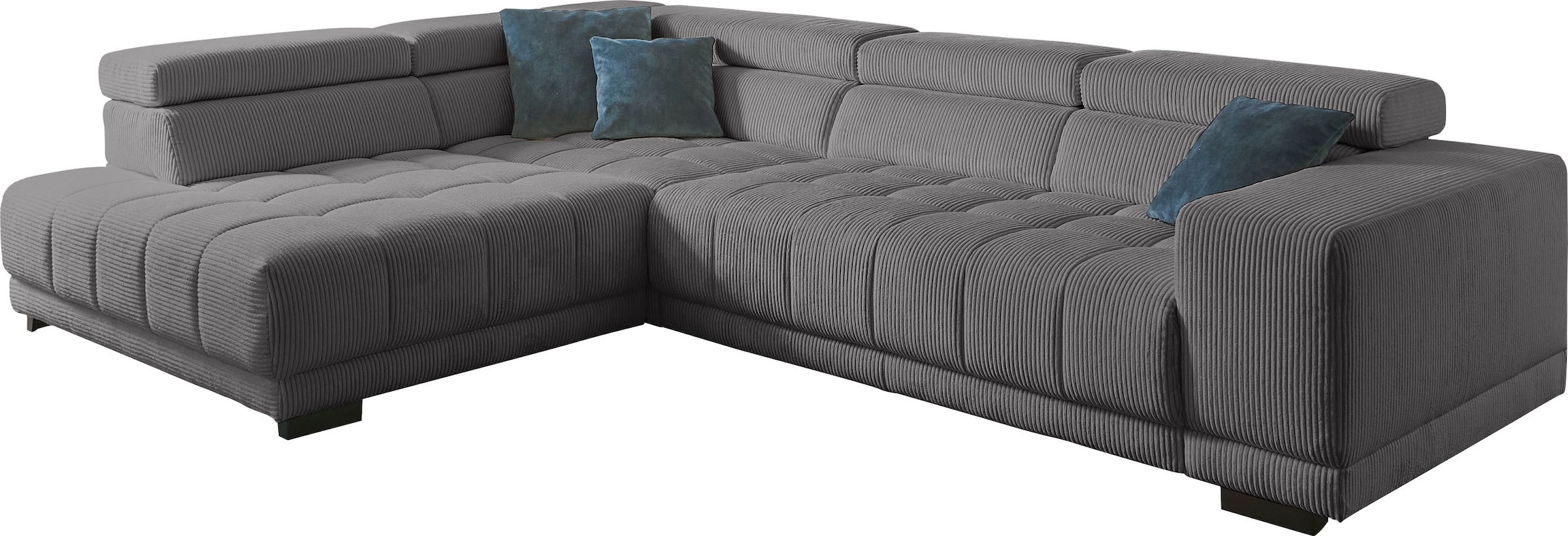 Die PlanBar Ecksofa »MP-IN15053 L-Form«, wahlweise mit Kopfteilverstellung und manueller Vorziehbank