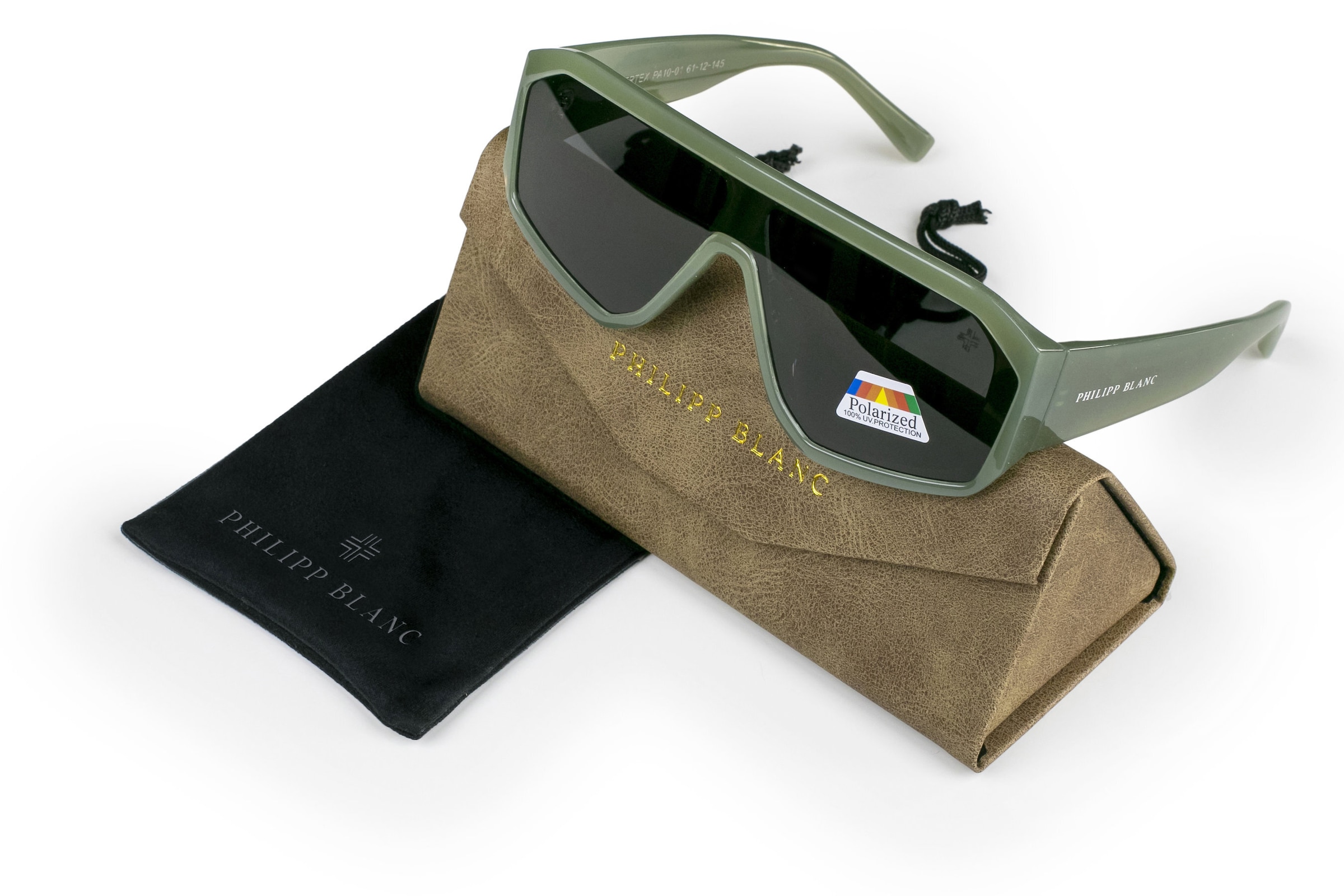 PHILIPP BLANC Sonnenbrille »PA10-01« Glass 0.74MM Polarized Lens UV400，CAT3.0