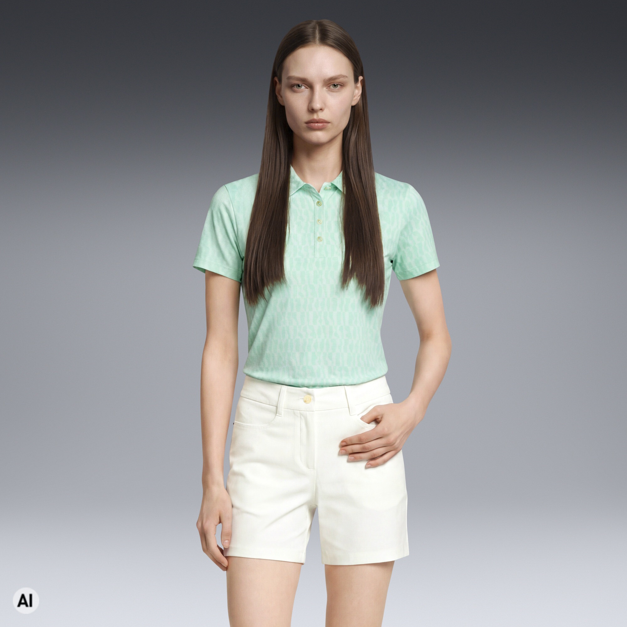 PUMA Poloshirt »CLOUDSPUN Wavey Polo Damen«