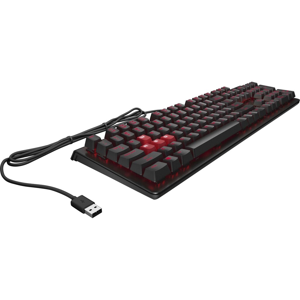 HP Gaming-Tastatur »OMEN Encoder Keyboard«, (Ziffernblock-Makrotasten-Multimedia-Tasten), mechanische MX brown Switches