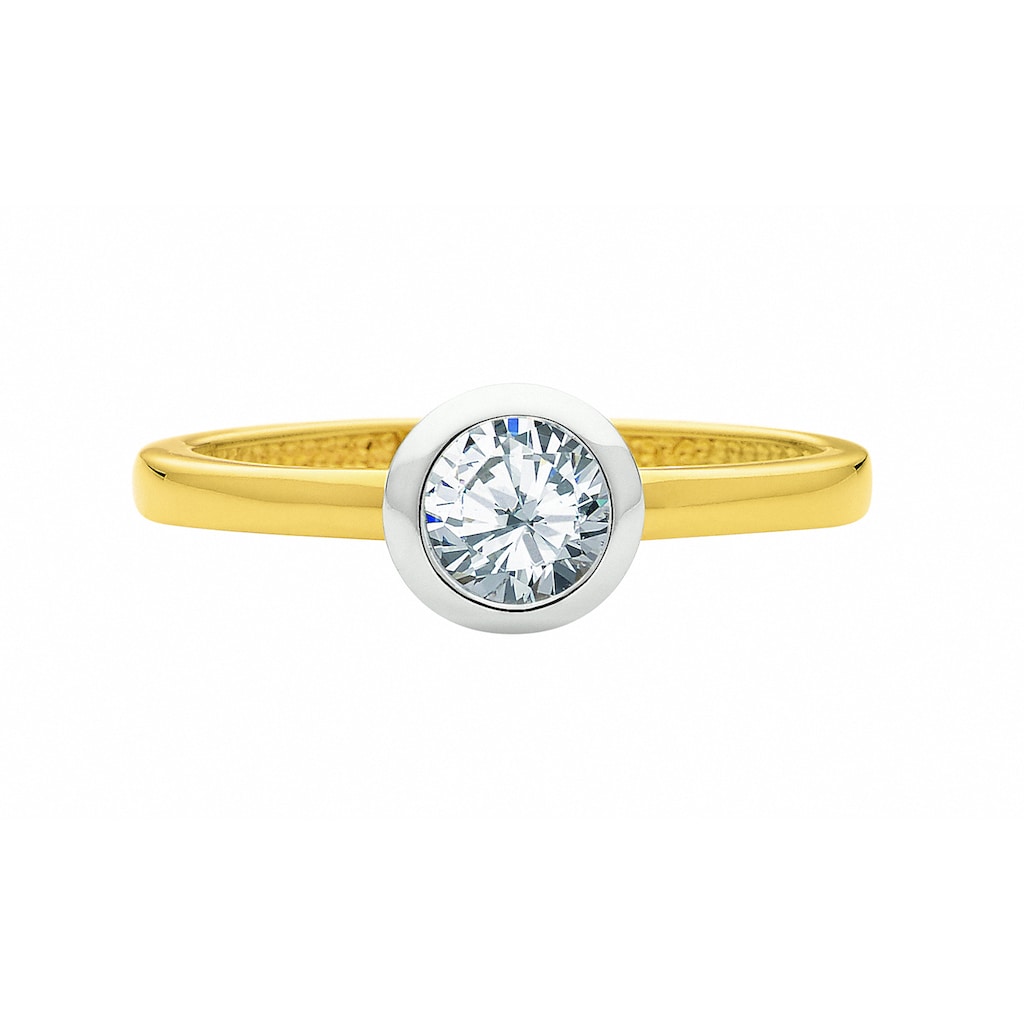 Adelia´s Goldring »333 Gold Ring mit Zirkonia«, 333 Gold Goldschmuck für Damen