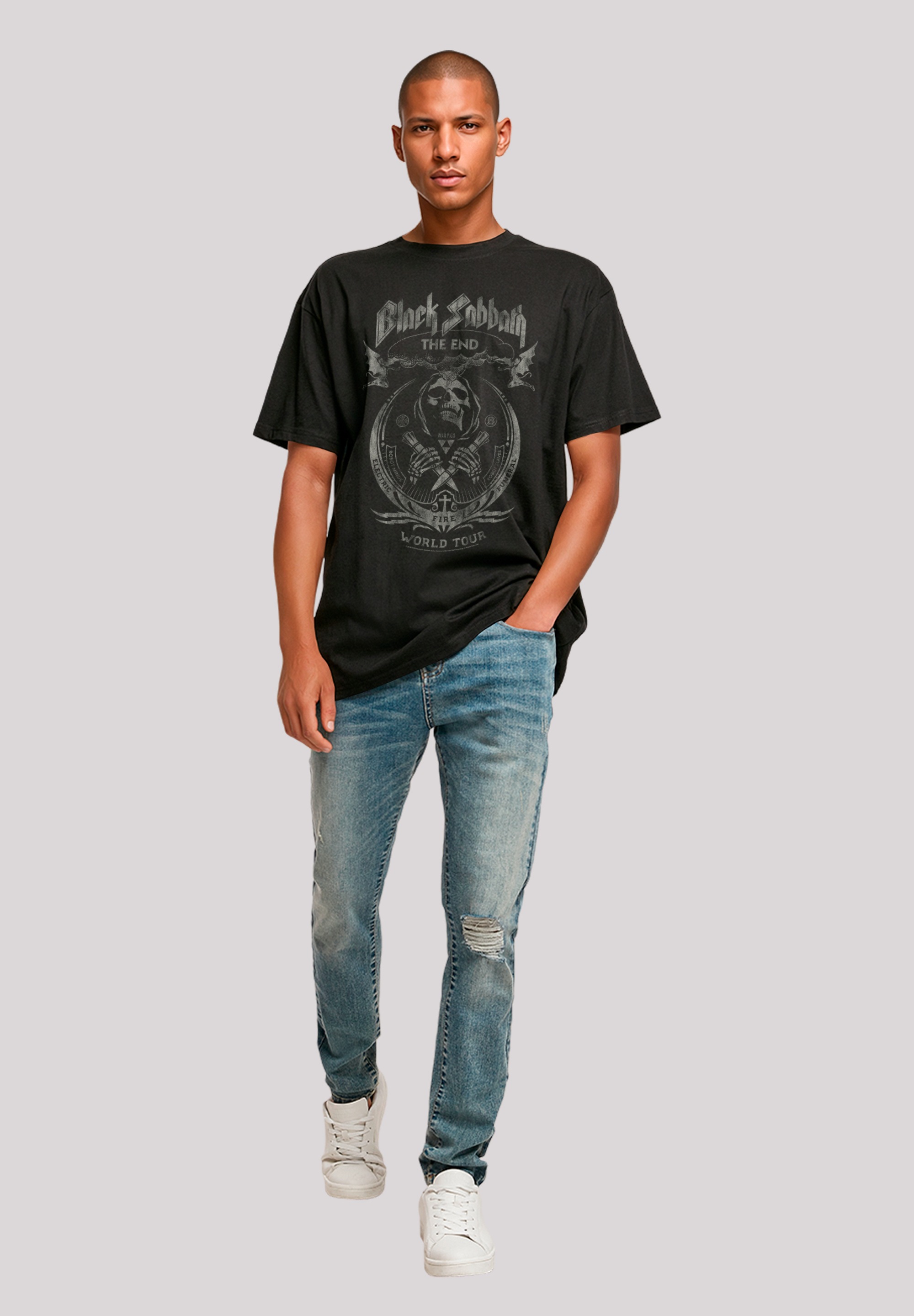 F4NT4STIC T-Shirt »Black Sabbath The End World Tour«, Premium Qualität
