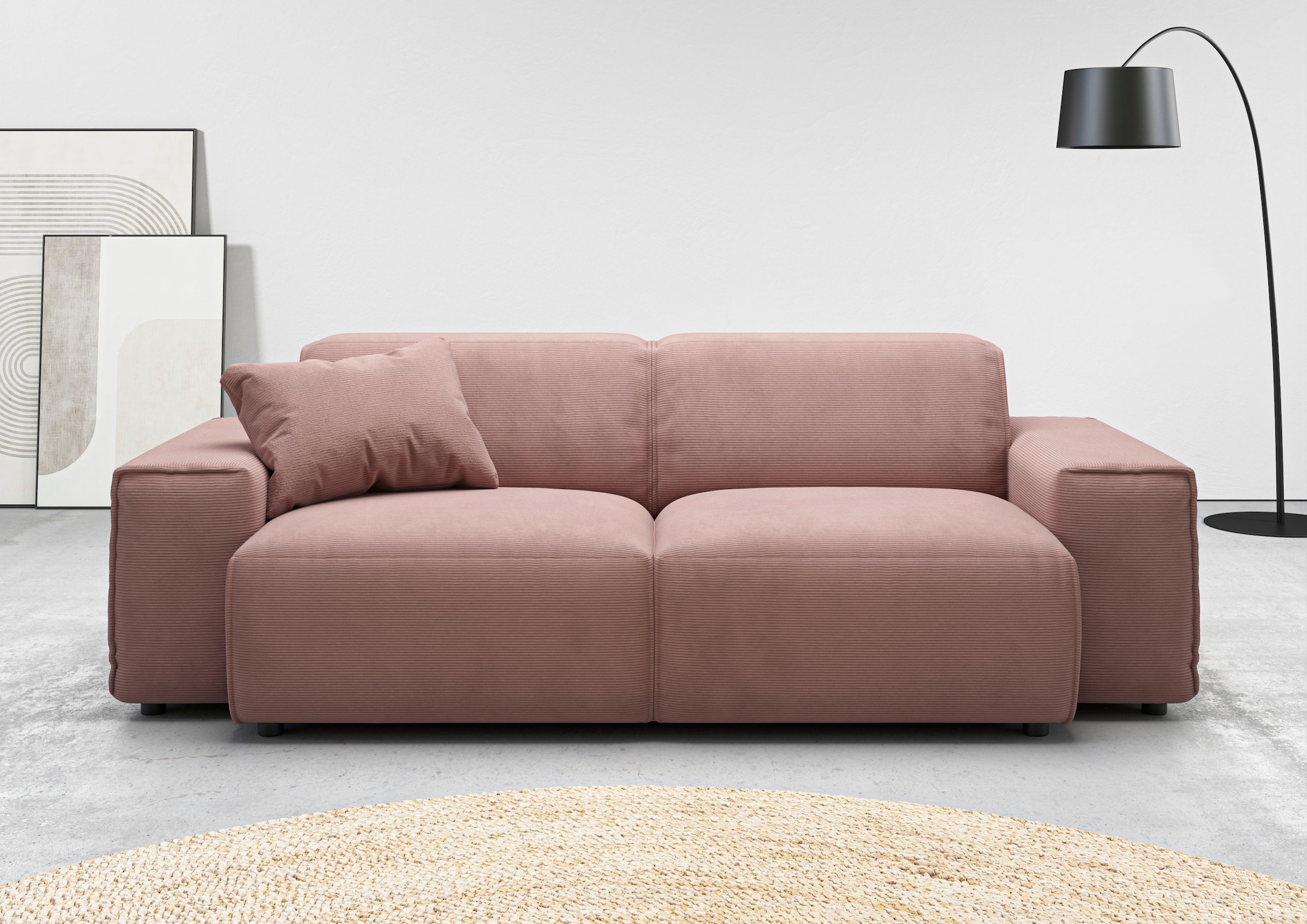 Home affaire 2,5-Sitzer "Glimminge auch in Breitcord, Feincord + Easy care- günstig online kaufen