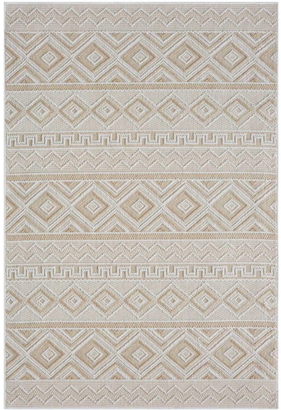 Myflair Möbel & Accessoires Teppich »Vera Lagerräumung«, rechteckig, 8 mm Höhe, modernes Design, In & Outdoor geeignet, Balkon, Terrasse