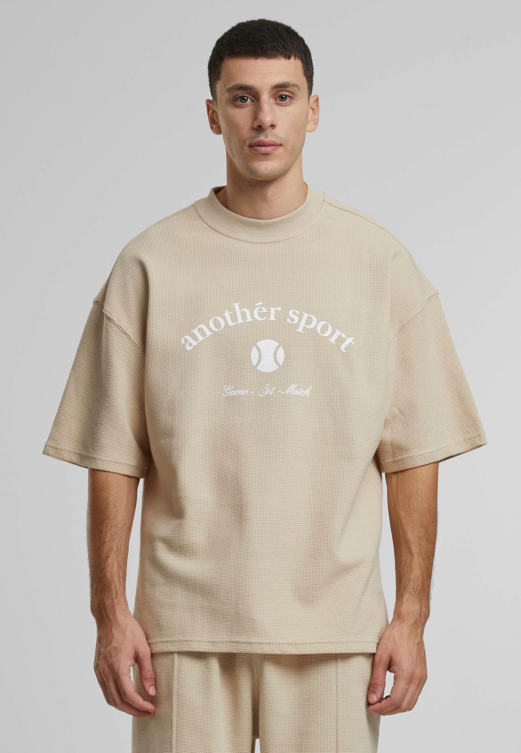 Another Cotton Lab T-Shirt »Another Cotton Lab Another Sport Waffle Oversize T-Shirt«, (1 tlg.)