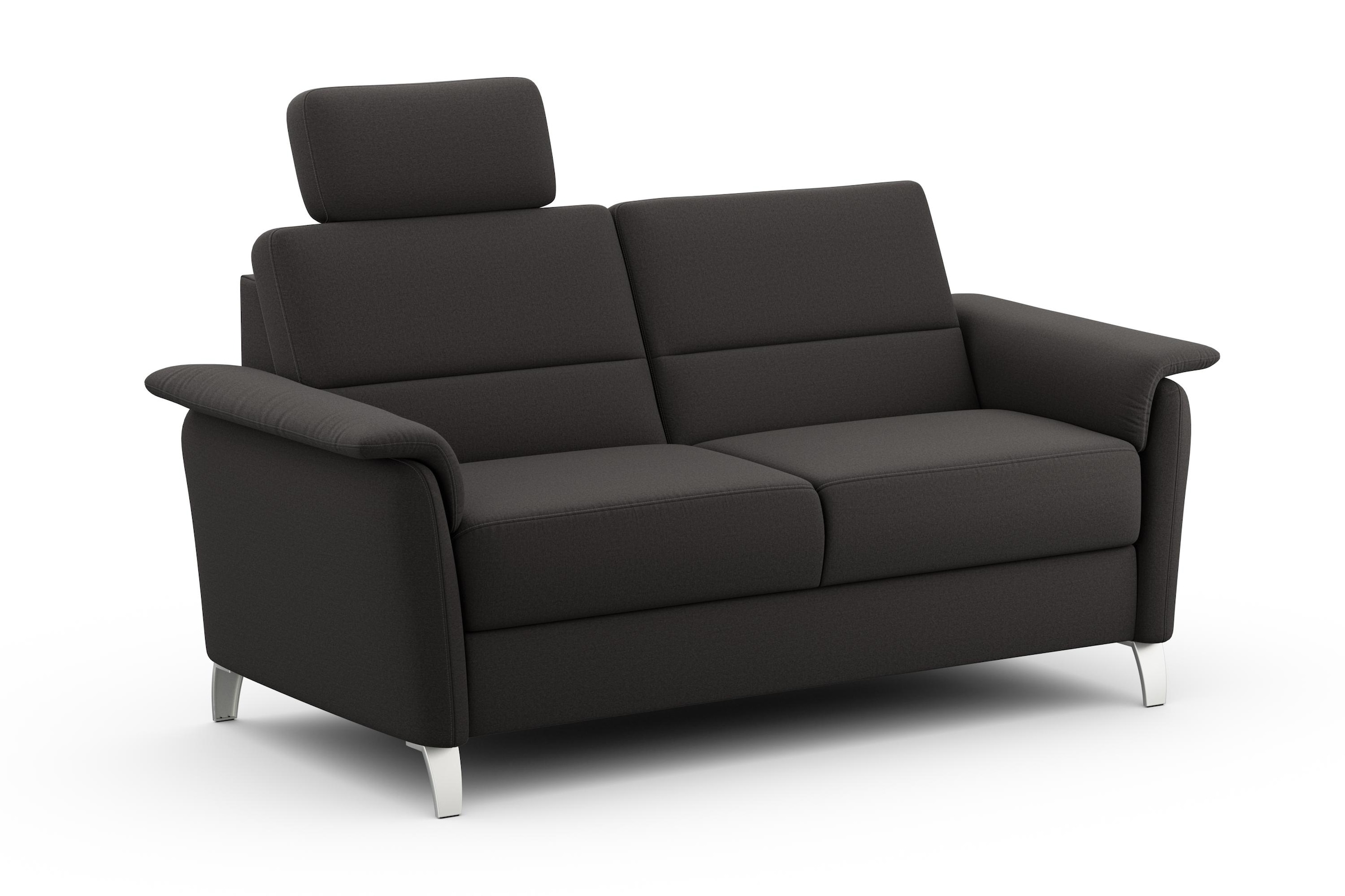 sit&more 2,5-Sitzer »Palmera«, Federkern-Polsterung, Steckvorrichtung für 2 Kopfstützen (optional)