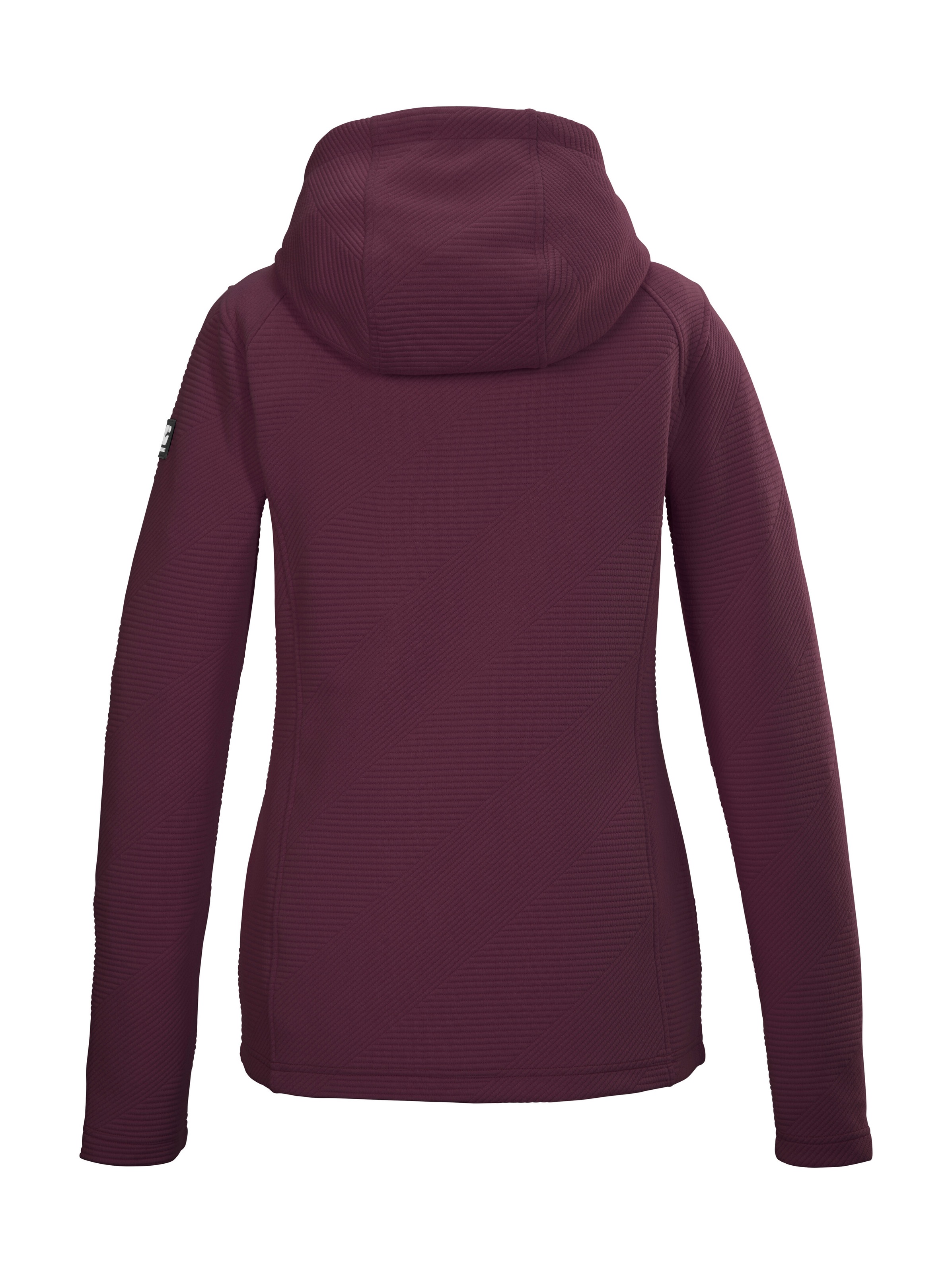 Killtec Strickjacke »KOS 33 WMN FLX JCKT«, Damen Powerstretchjacke mit Kapuze, Taschen, Kinnschutz