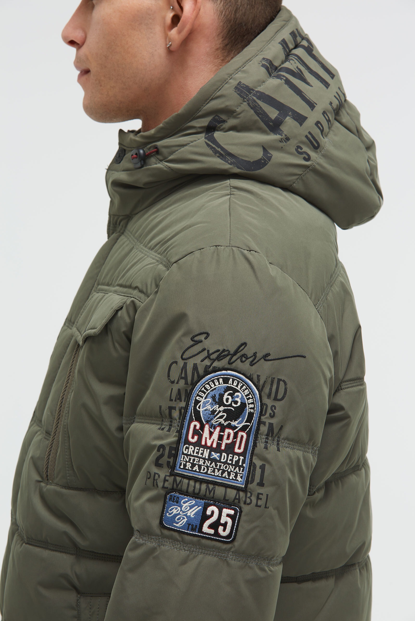 CAMP DAVID Winterjacke, mit Kapuze, mit wasserabweisender Funktion