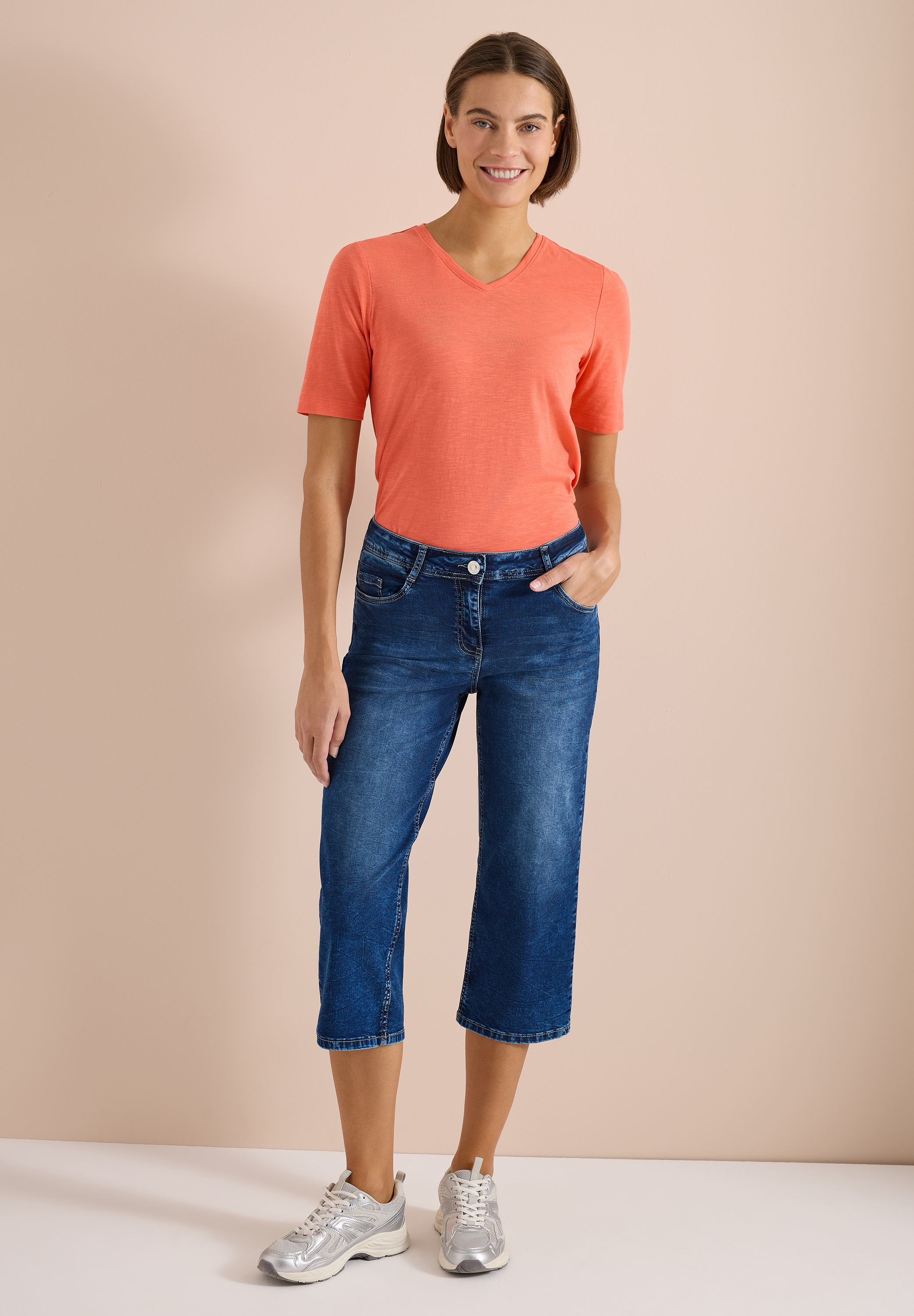 Cecil Loose-fit-Jeans High Waist