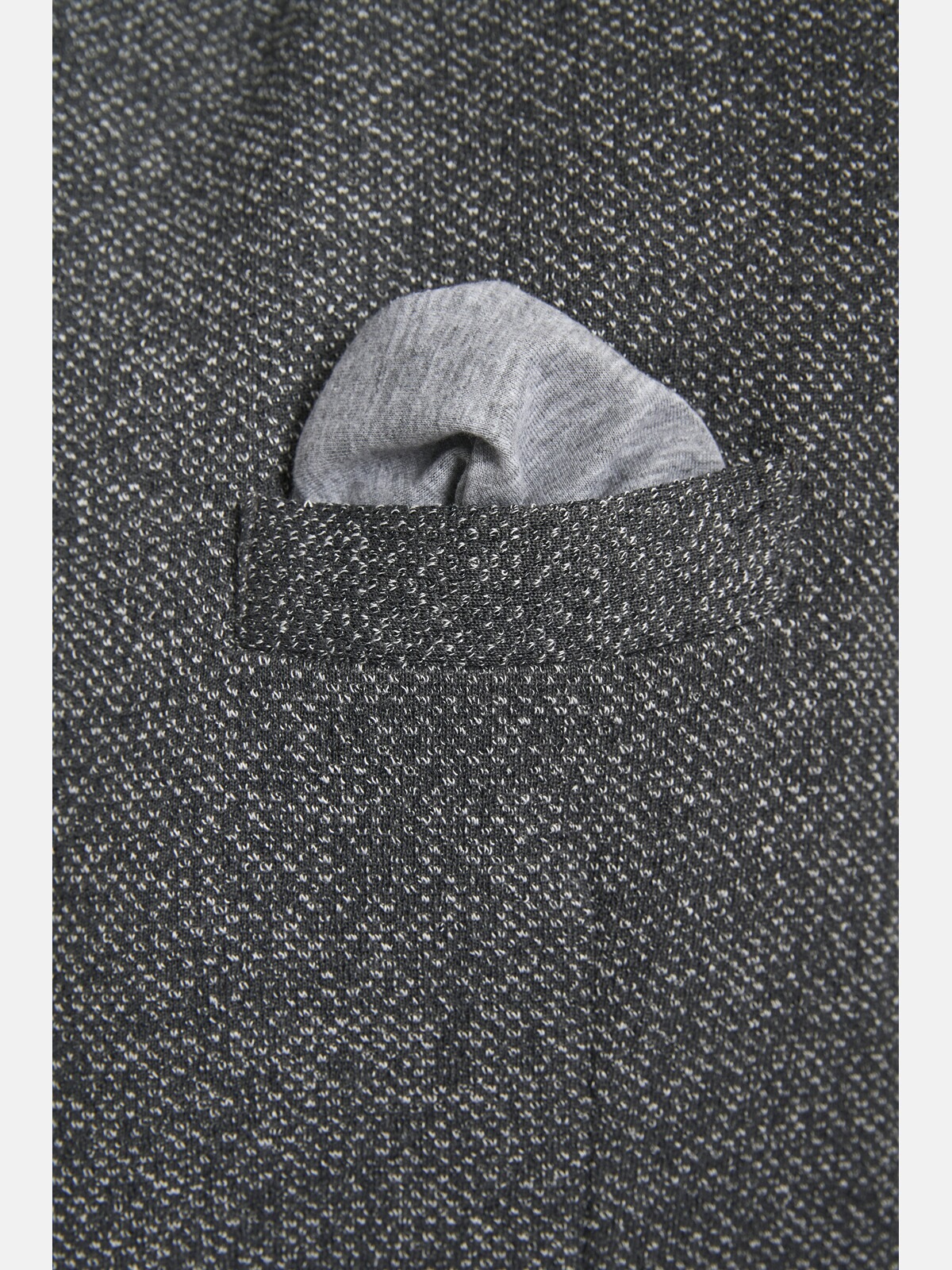 Jerseysakko JAN VANDERSTORM "Jersey-Sakko ALBIN", Herren, Gr. 54, grau (grau melange), Obermaterial: 78% Polyester COOLMAX PES(Coolmax). 22% Viskose CV., Sakkos 3