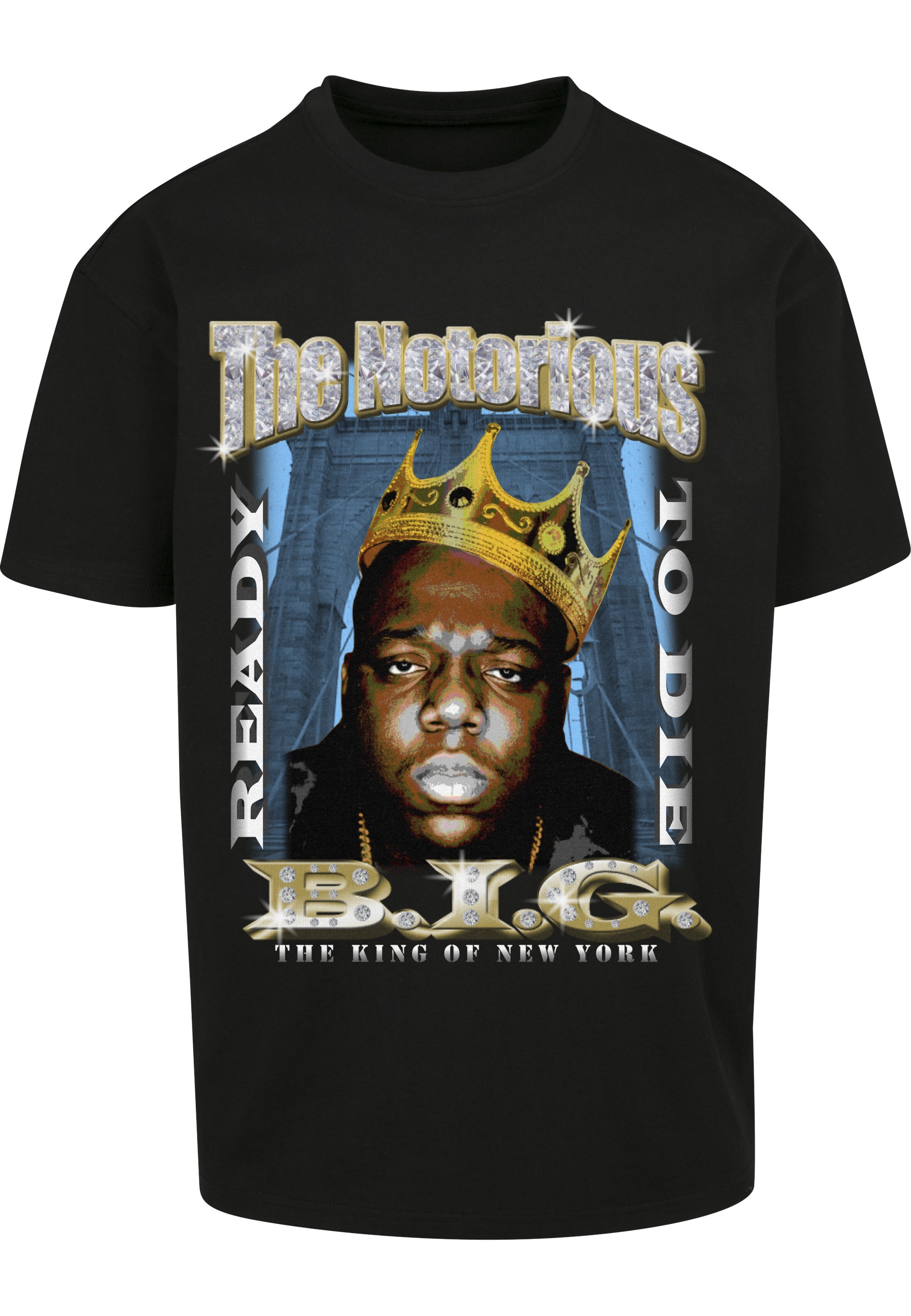 Upscale by Mister Tee T-Shirt "Upscale by Mister Tee Herren Biggie Crown Oversize Tee" 1 Stk.