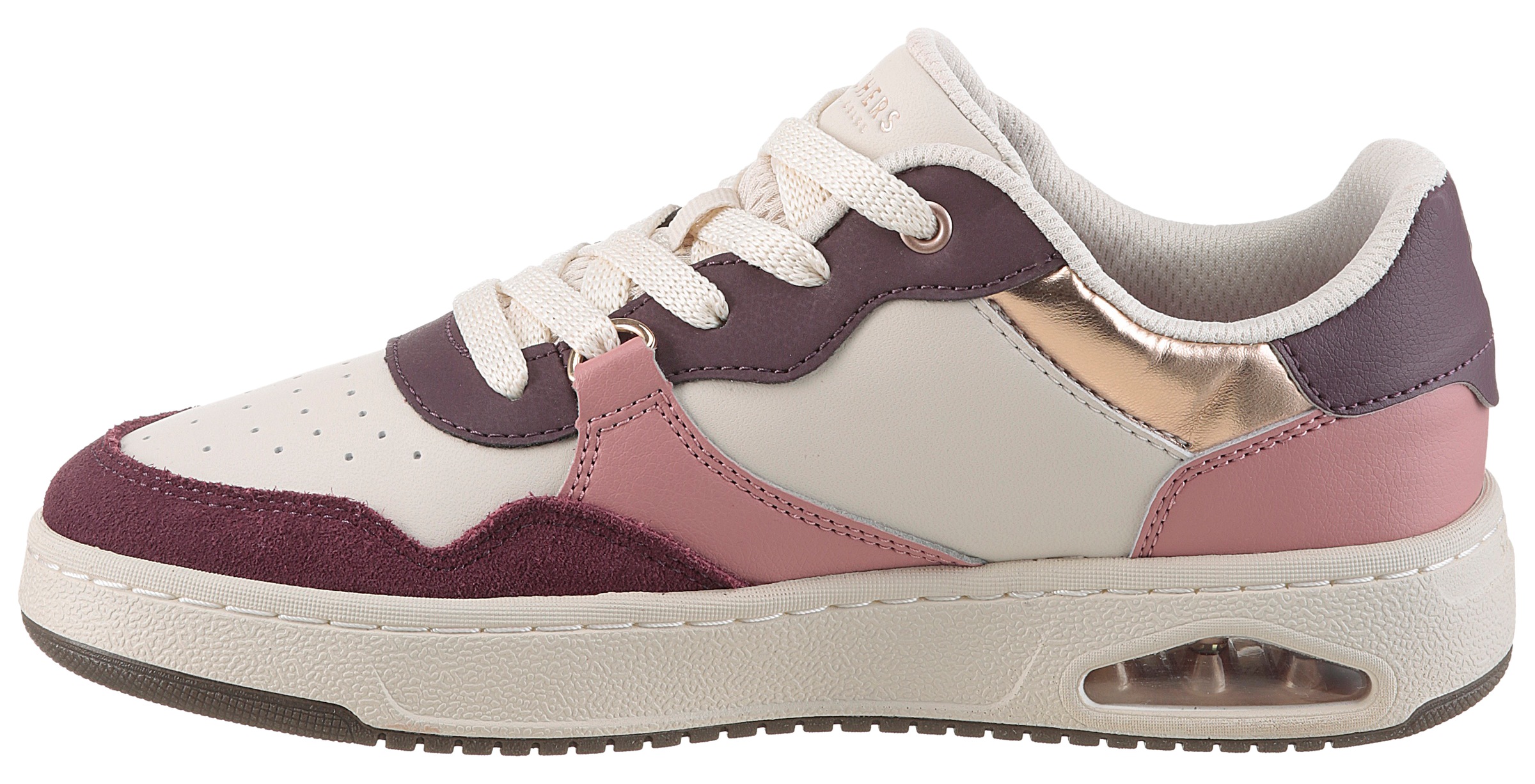 Skechers Sneaker »UNO CTL«, Retro Sneaker, Schnürschuh mit Materialmix