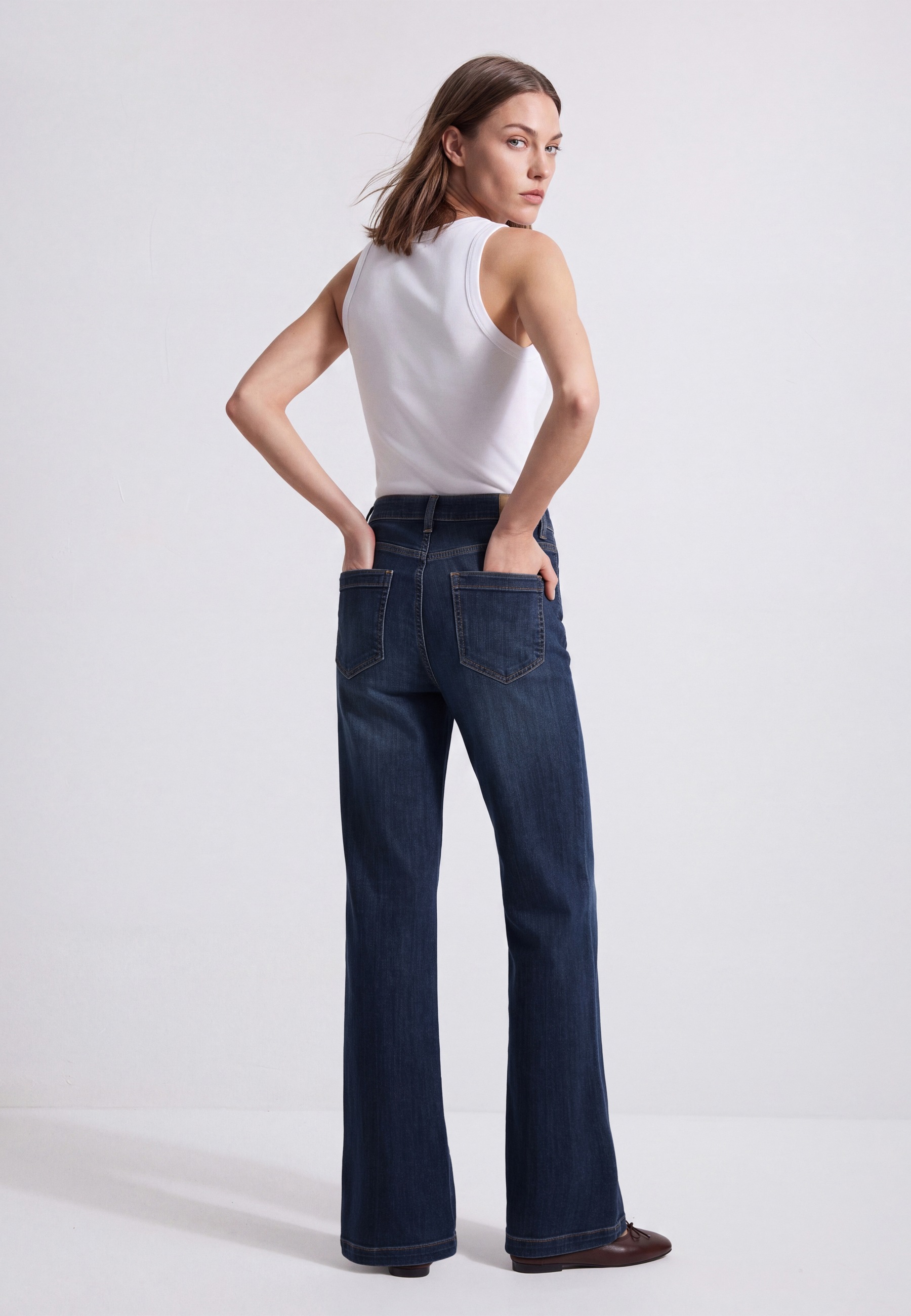 Mavi 1100000002199 »MALIBU MARINE« Wide Leg Jeans