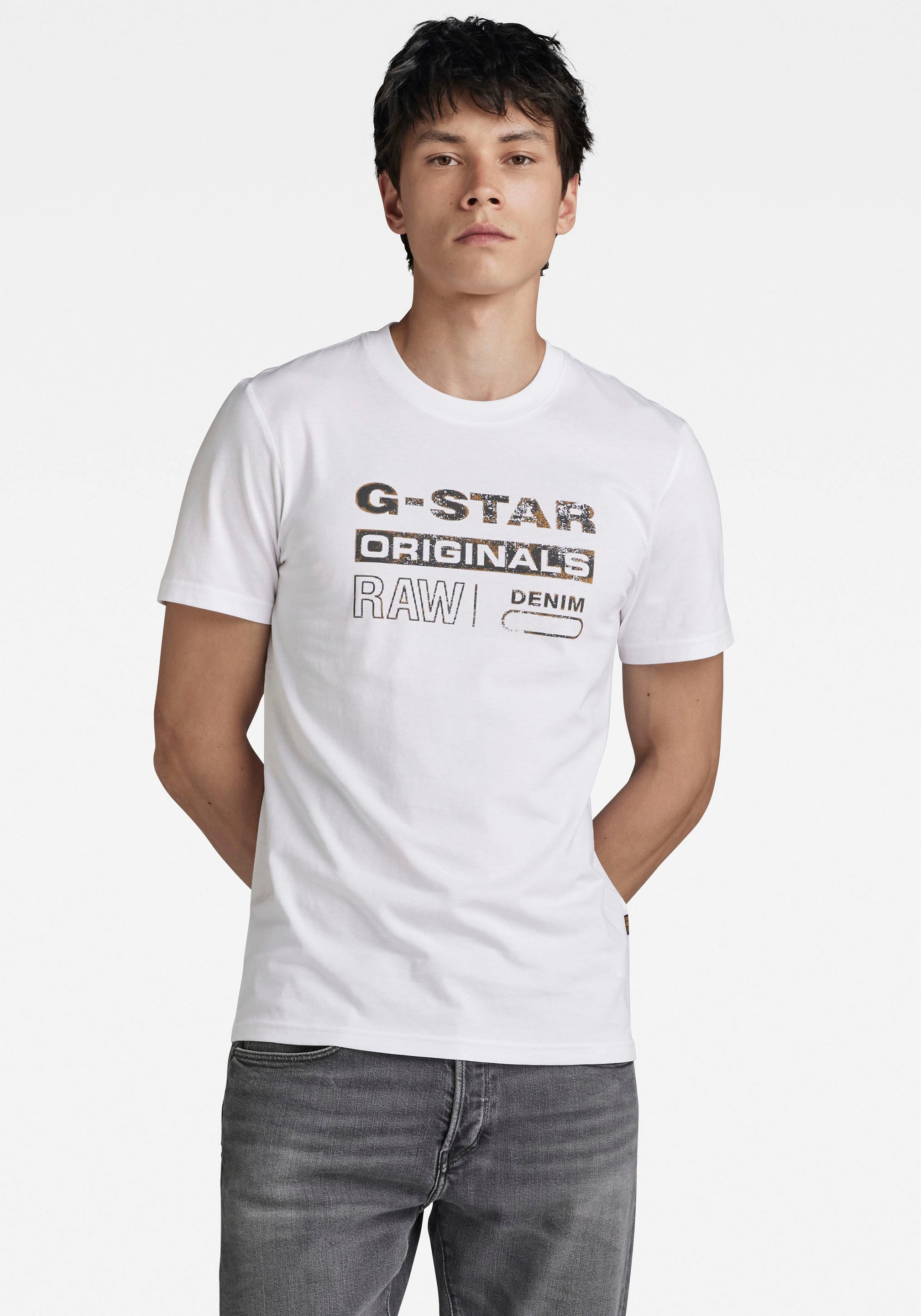 G-STAR T-Shirt "Distressed originals" günstig online kaufen