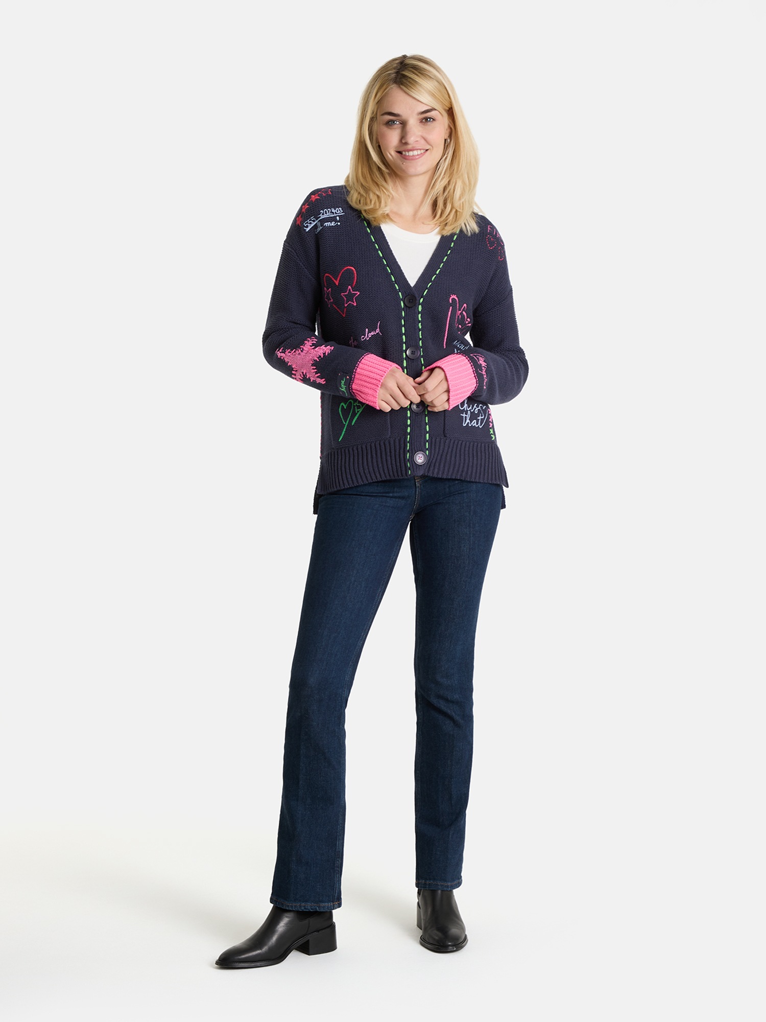 Lieblingsstück Strickjacke »ArunaL« mit 60% Baumwolle