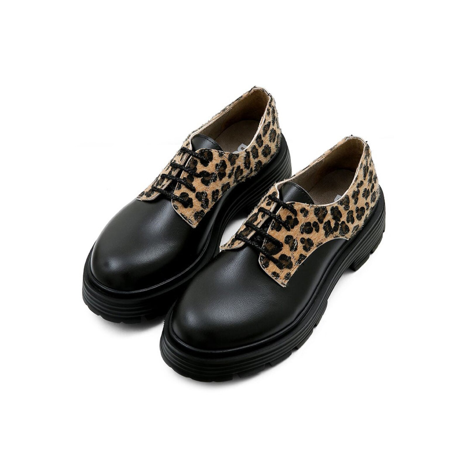 DOGO Ballerina "Brooklyn Black-Leo Damen Halbschuhe", Handgefertigt günstig online kaufen