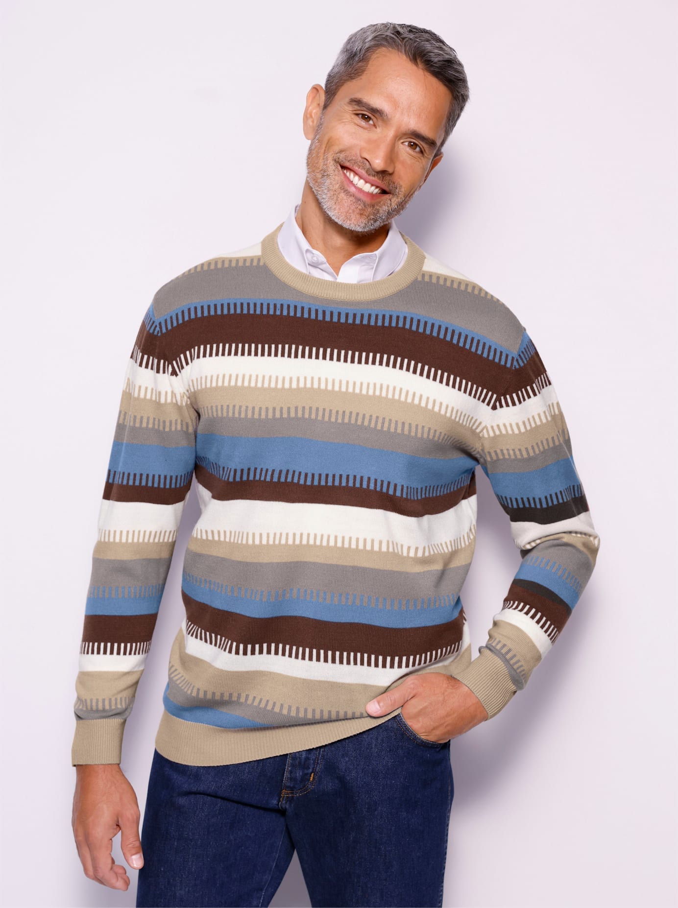 Classic Rundhalspullover »Rundhals-Pullover«