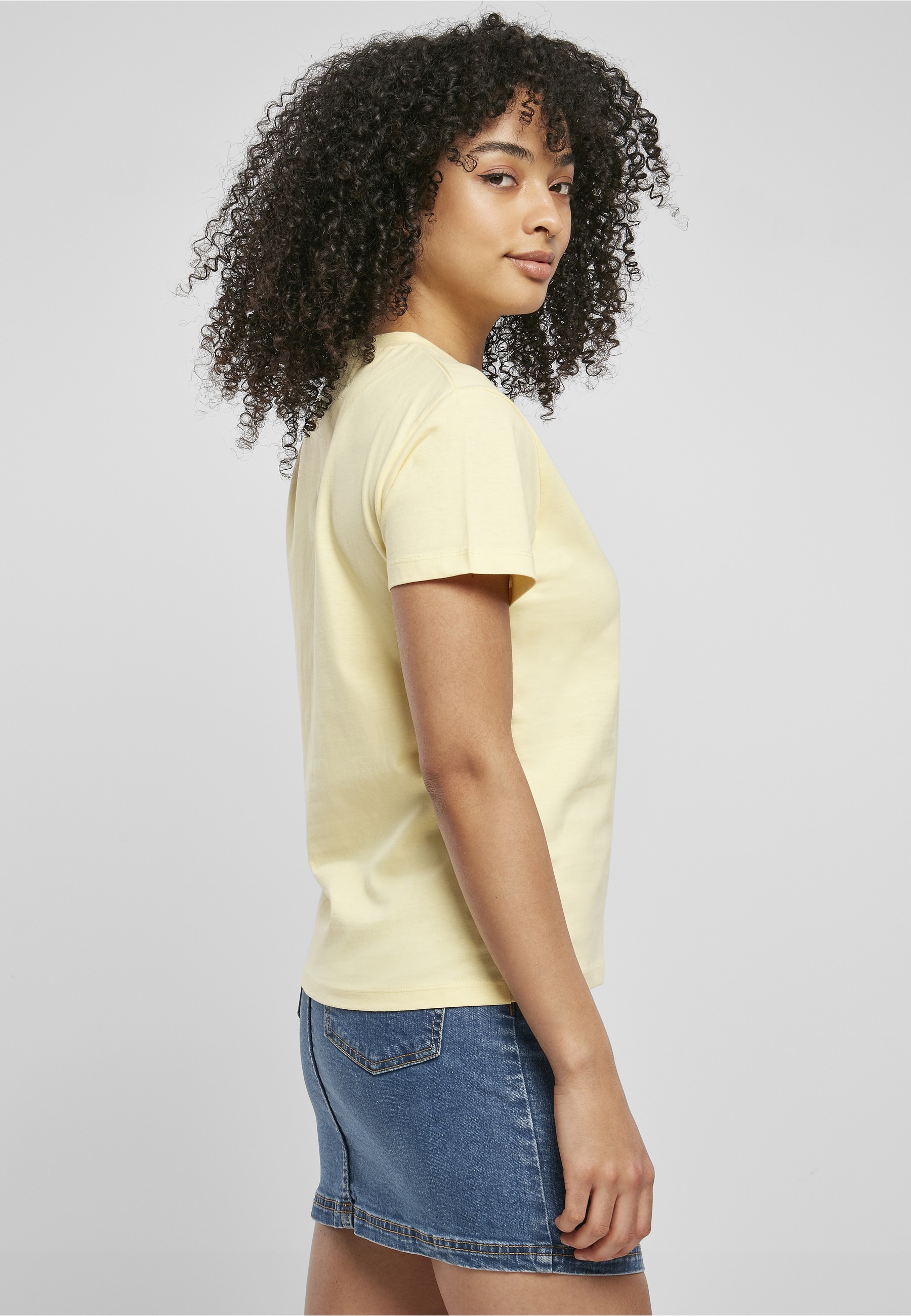 Karl Kani T-Shirt »Karl Kani Damen KW221-001-2 Small Signature Tee light yellow« 1 Stk.