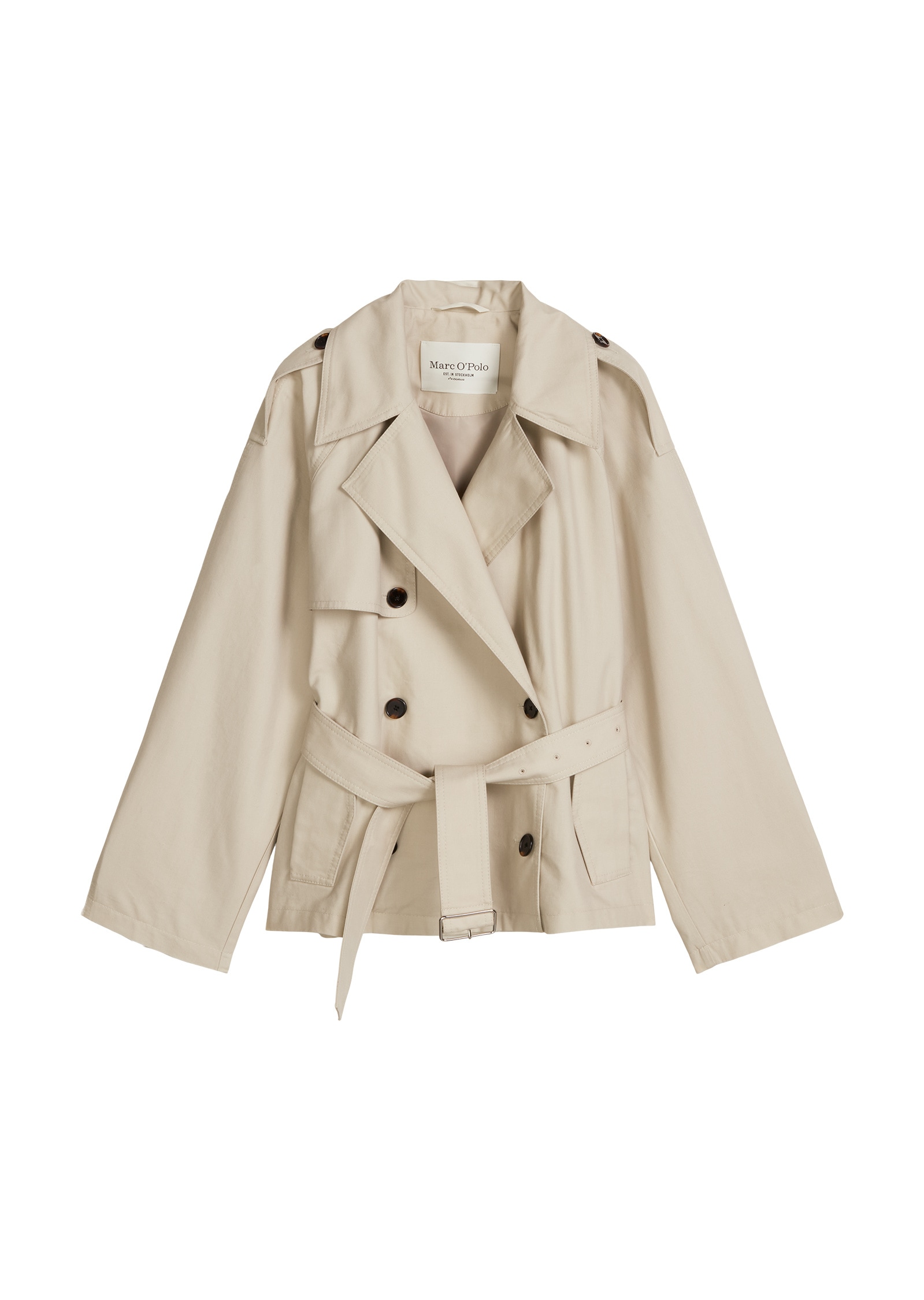 Marc O'Polo Outdoorjacke »aus Organic-Cotton-Lyocell-Mix« ohne Kapuze