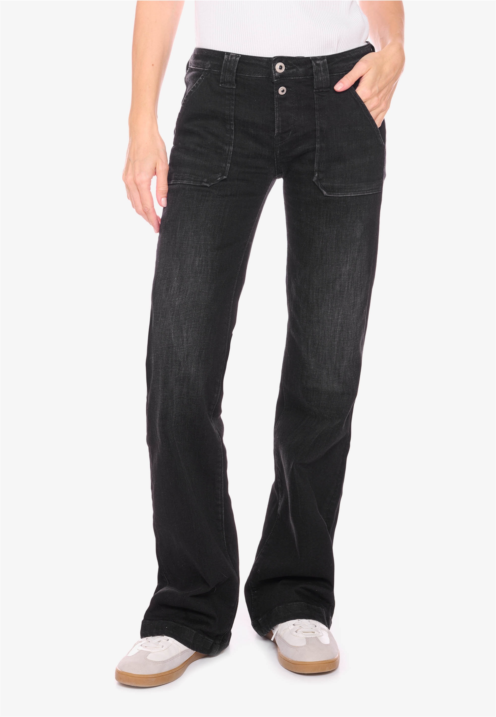 Le Temps Des Cerises Bequeme Jeans »FLARE«, mit stylischem Bootcut-Schnitt