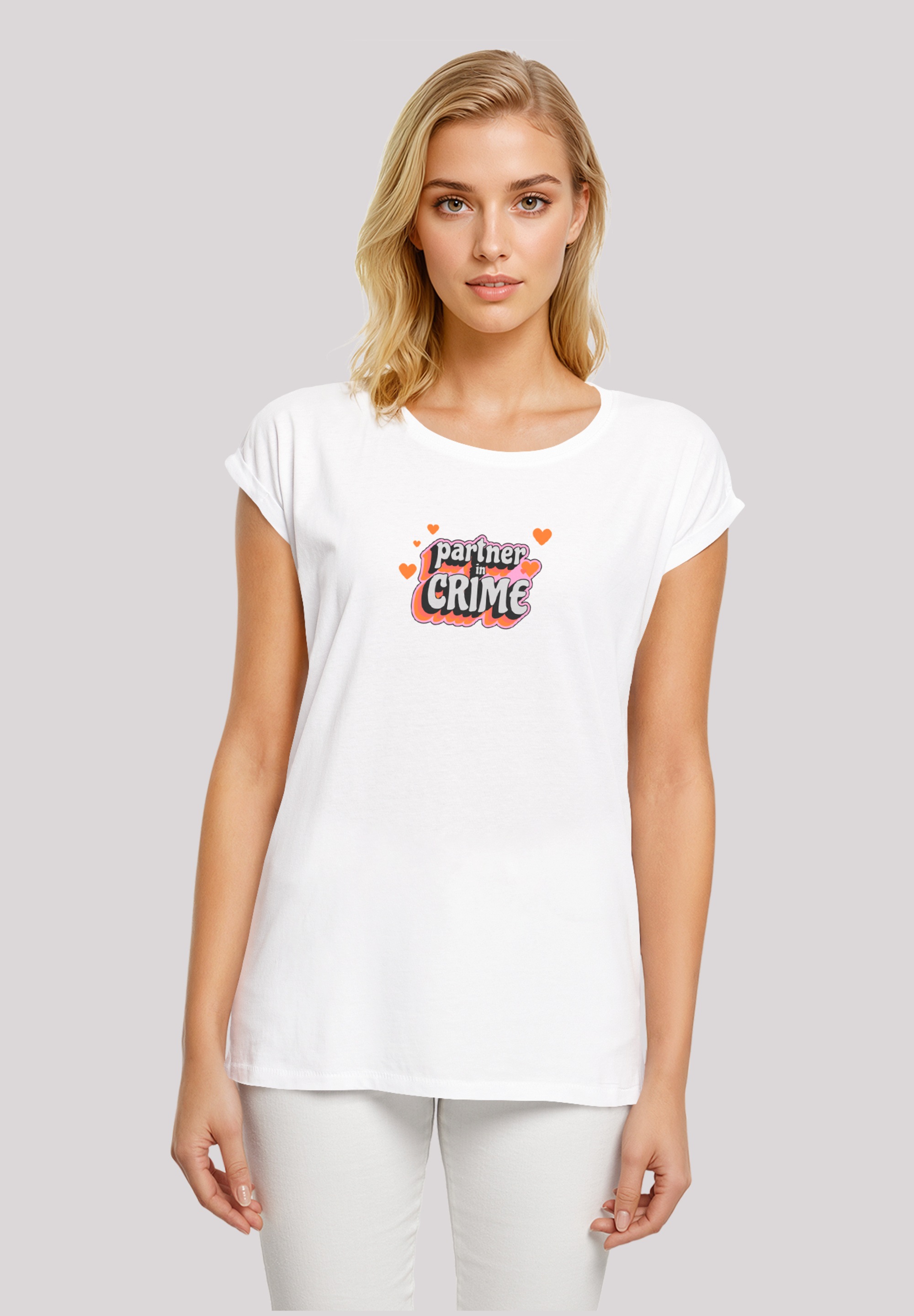 F4NT4STIC T-Shirt "Partner In Crime Valentinstag" Premium Qualität günstig online kaufen