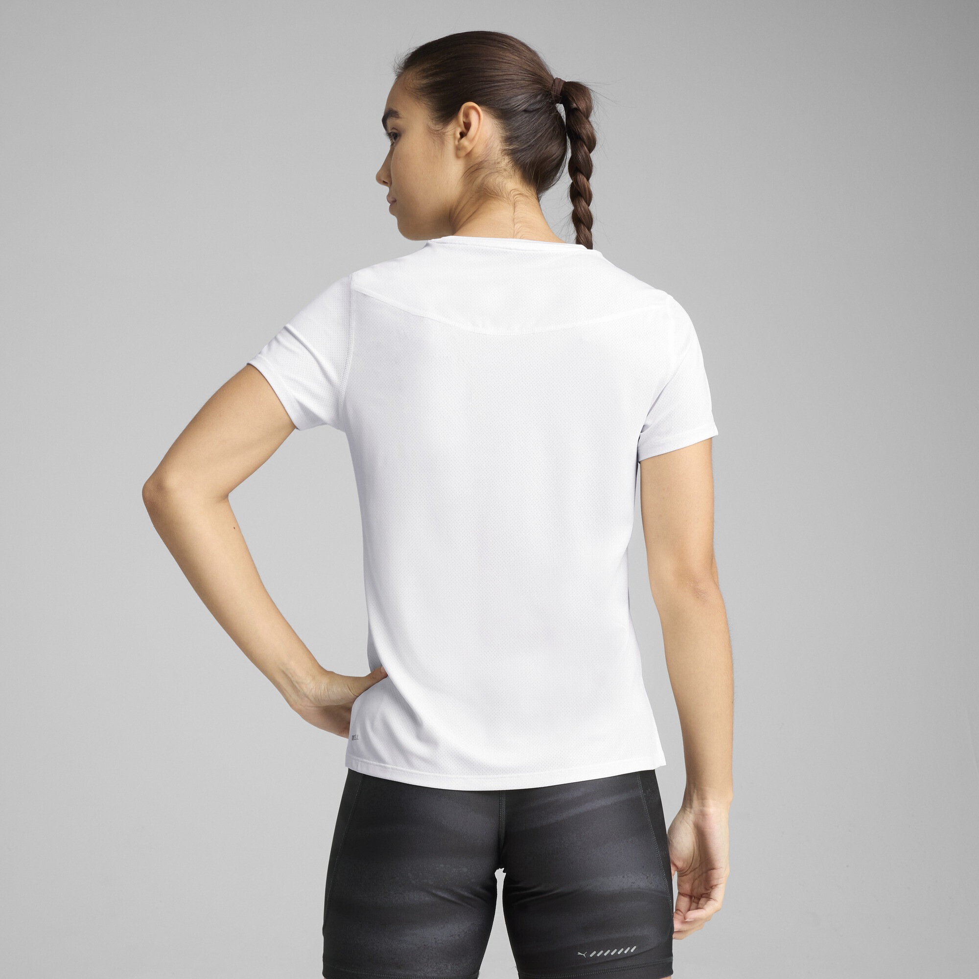 PUMA Laufshirt »RUN GRAPHIC Mesh T-Shirt Damen«