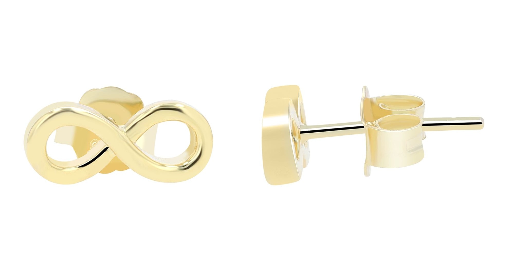 Adelia´s Paar Ohrhänger »Damen Ohrringe – Ohrstecker Unendlichkeitszeichen aus 925 Silber« Ein kleines Geschenk mit großer Wirkung