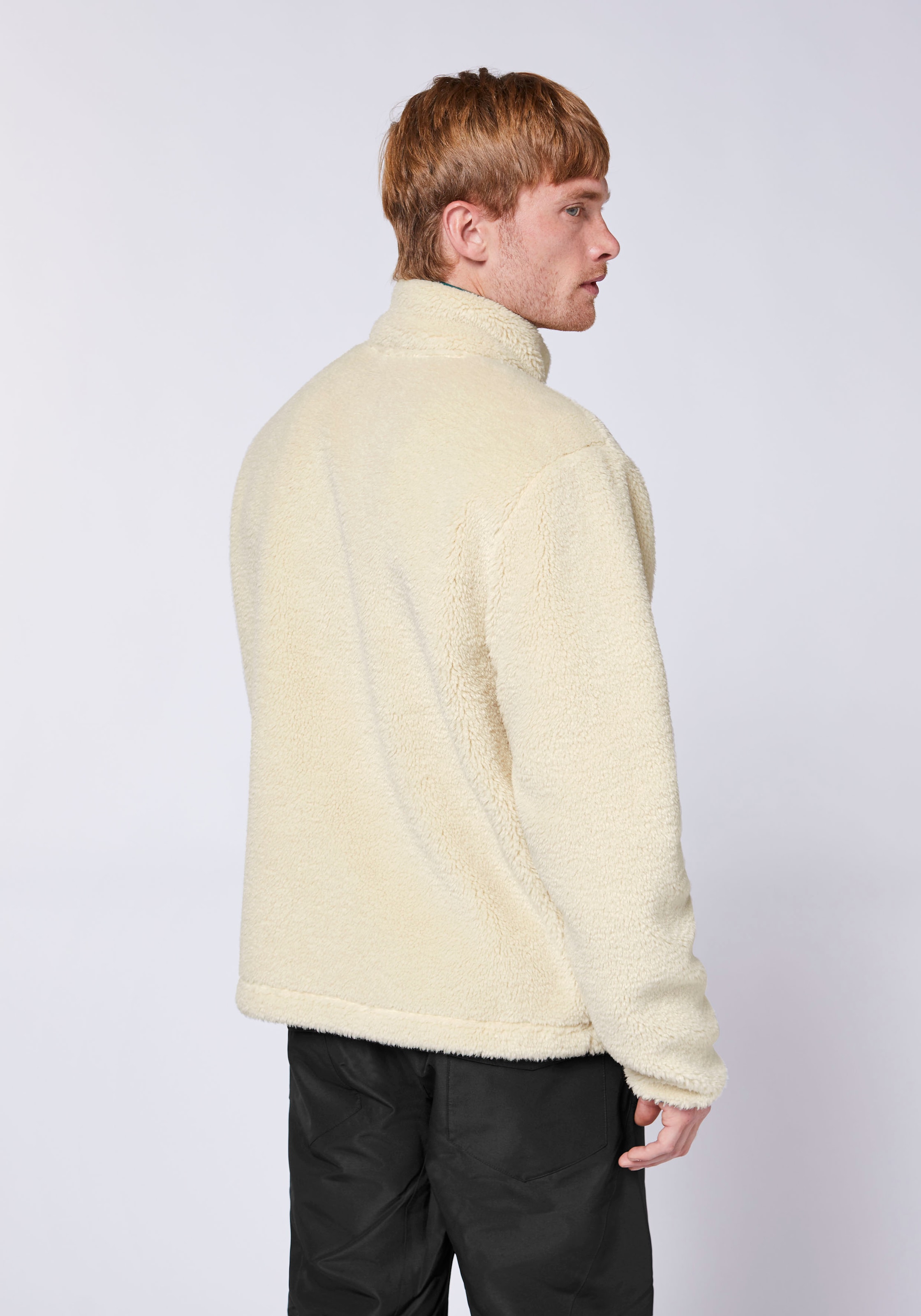 Chiemsee Fleecejacke ohne Kapuze - aus extra weichem Sherpa Fleece<br/>