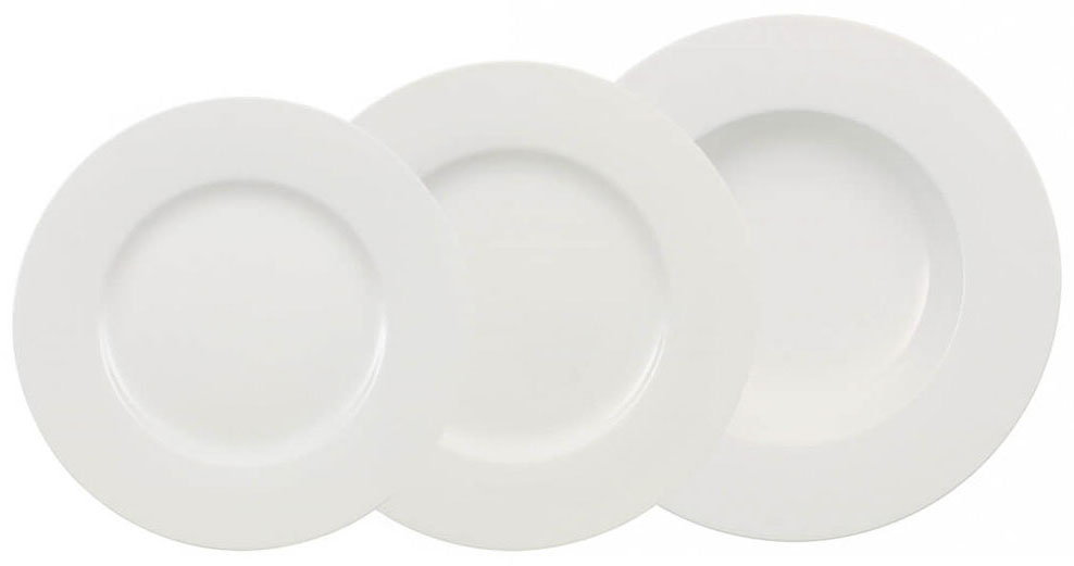 Tafelservice »Geschirr-Set, Service Wonderful World White«, (Set, 12 tlg., 4...