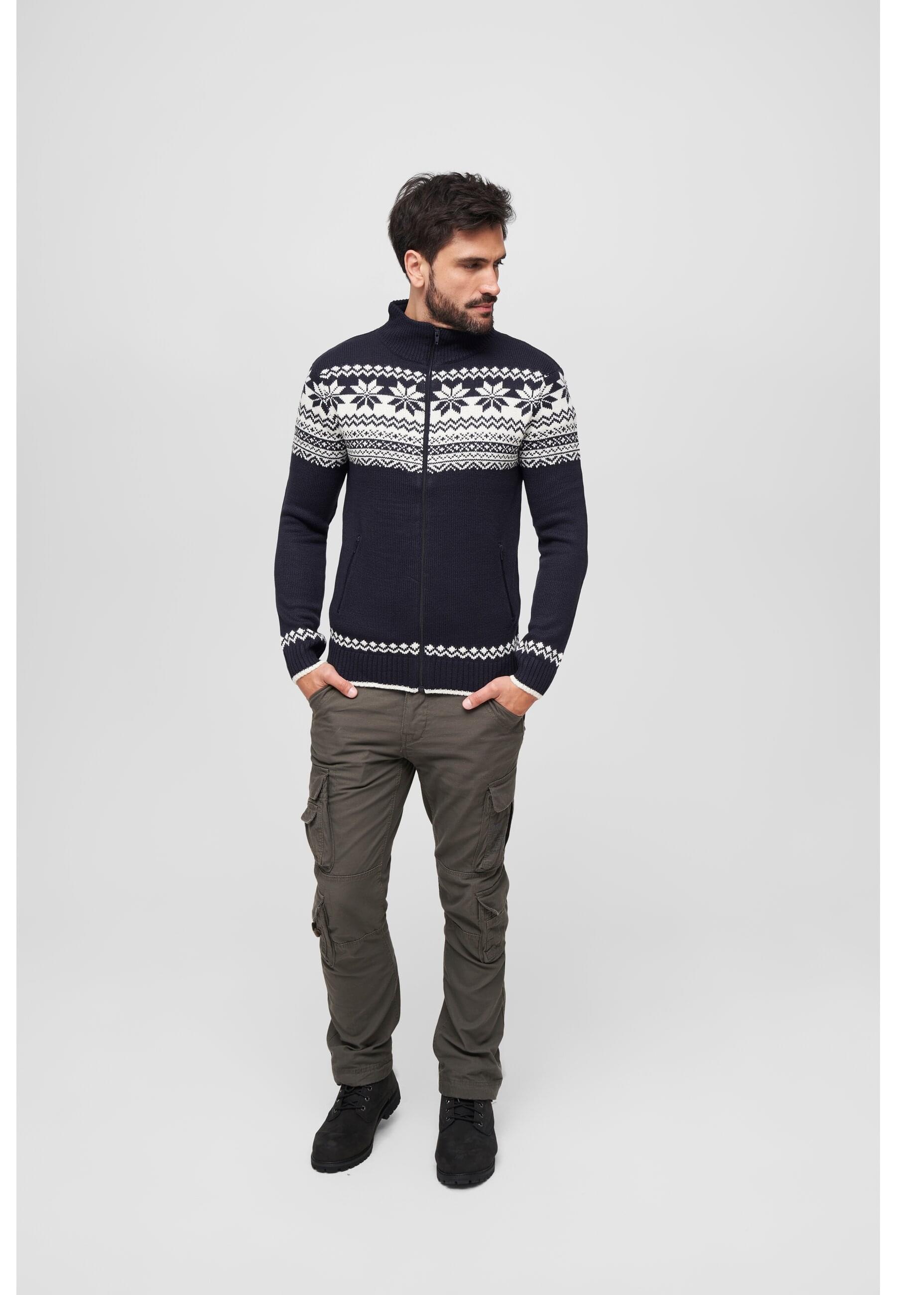 Brandit Strickjacke »Brandit Herren Cardigan Norweger«