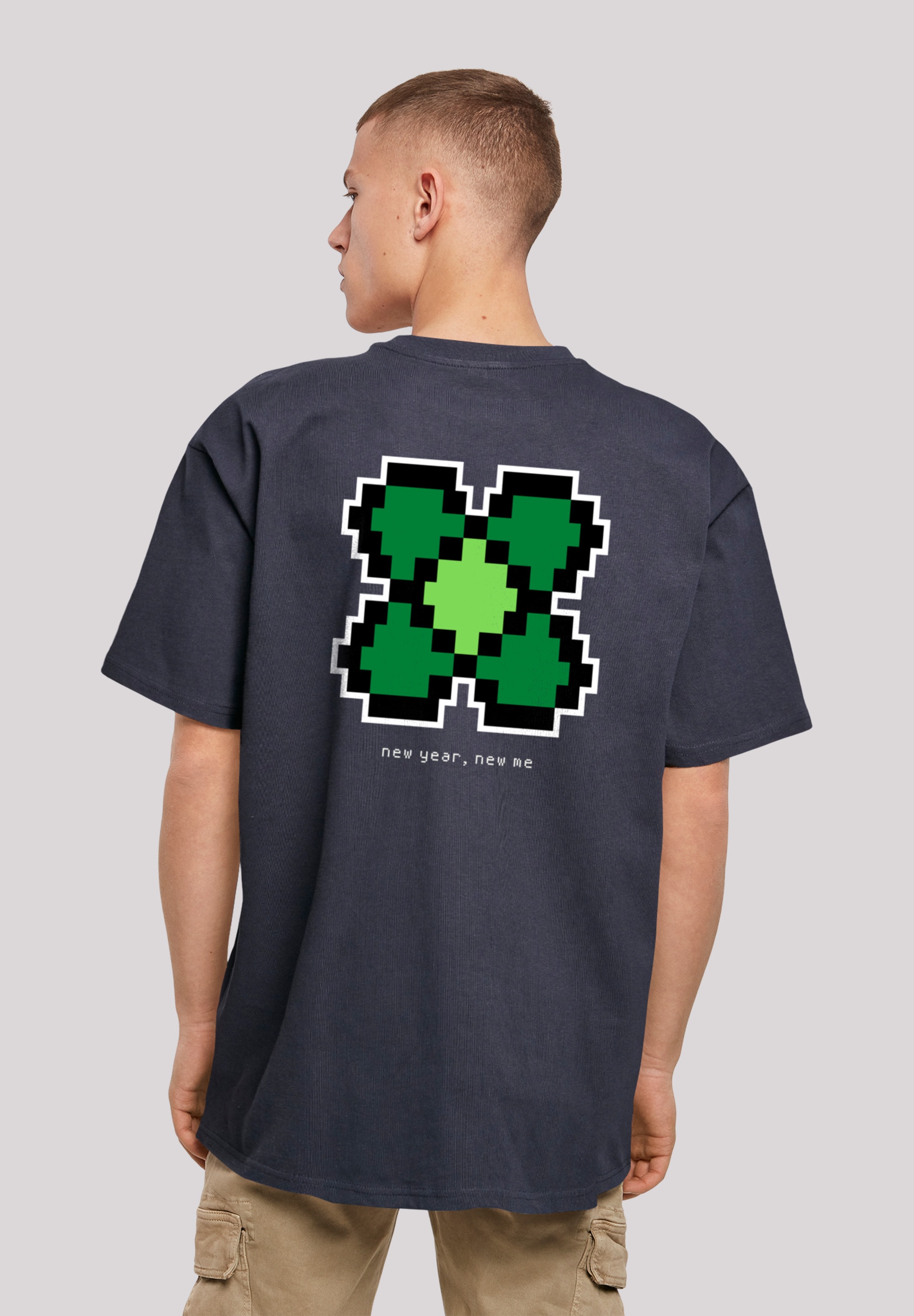 F4NT4STIC T-Shirt »Silvester bestellen Print | Kleeblatt«, ▷ Year BAUR Happy Pixel New