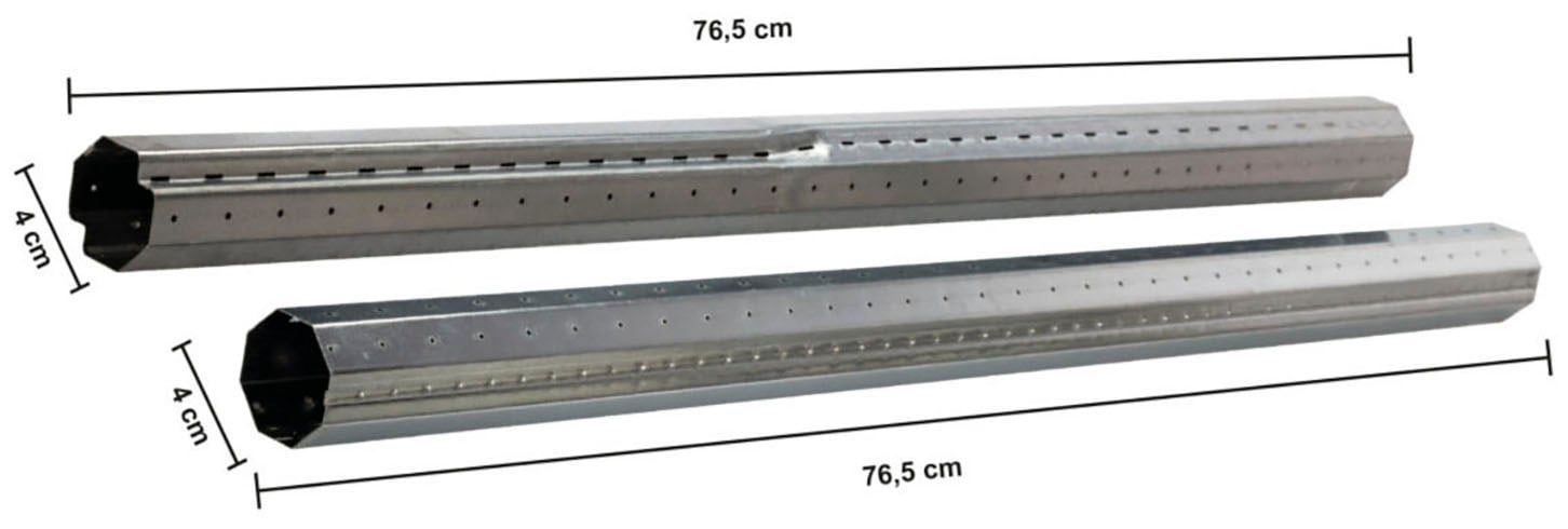 SCHELLENBERG Achtkantwelle »zum Aufwickeln eines Rollladens, Durchmesser 40 mm oder 60 mm« Set, 1 Stk. tlg. Rollladenwelle für Mini-, und Maxisysteme, individuell kürzbar