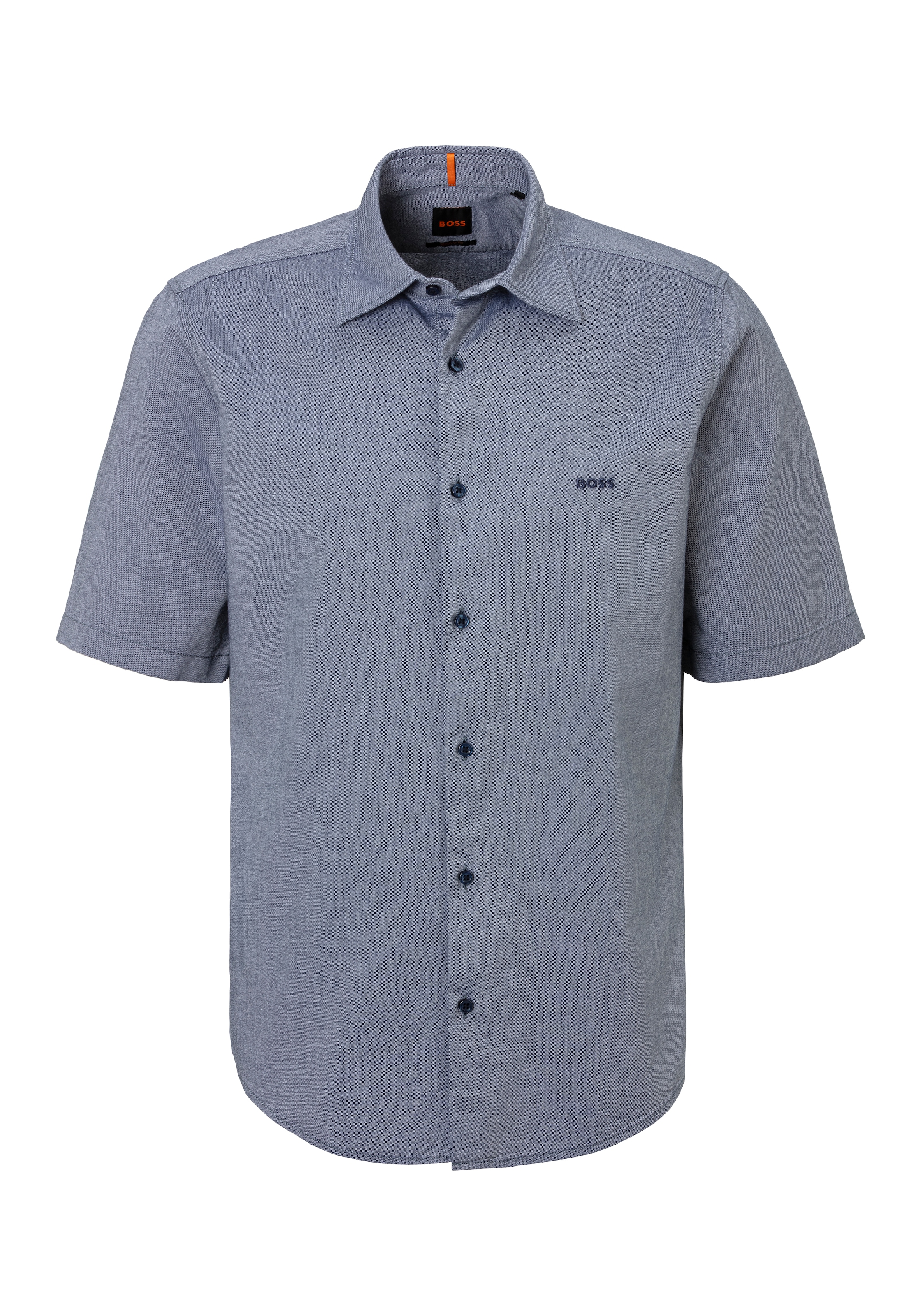 BOSS ORANGE Kurzarmhemd "Rash" mit tonigem Logo günstig online kaufen
