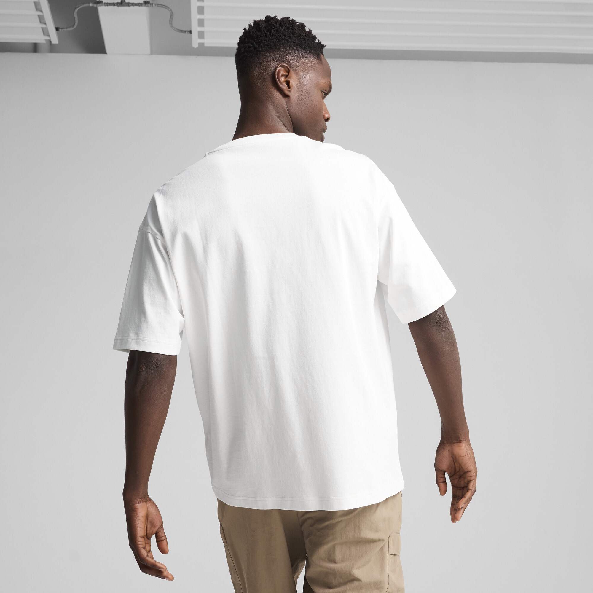 PUMA T-Shirt »WARDROBE ESS Oversized T-Shirt Herren«