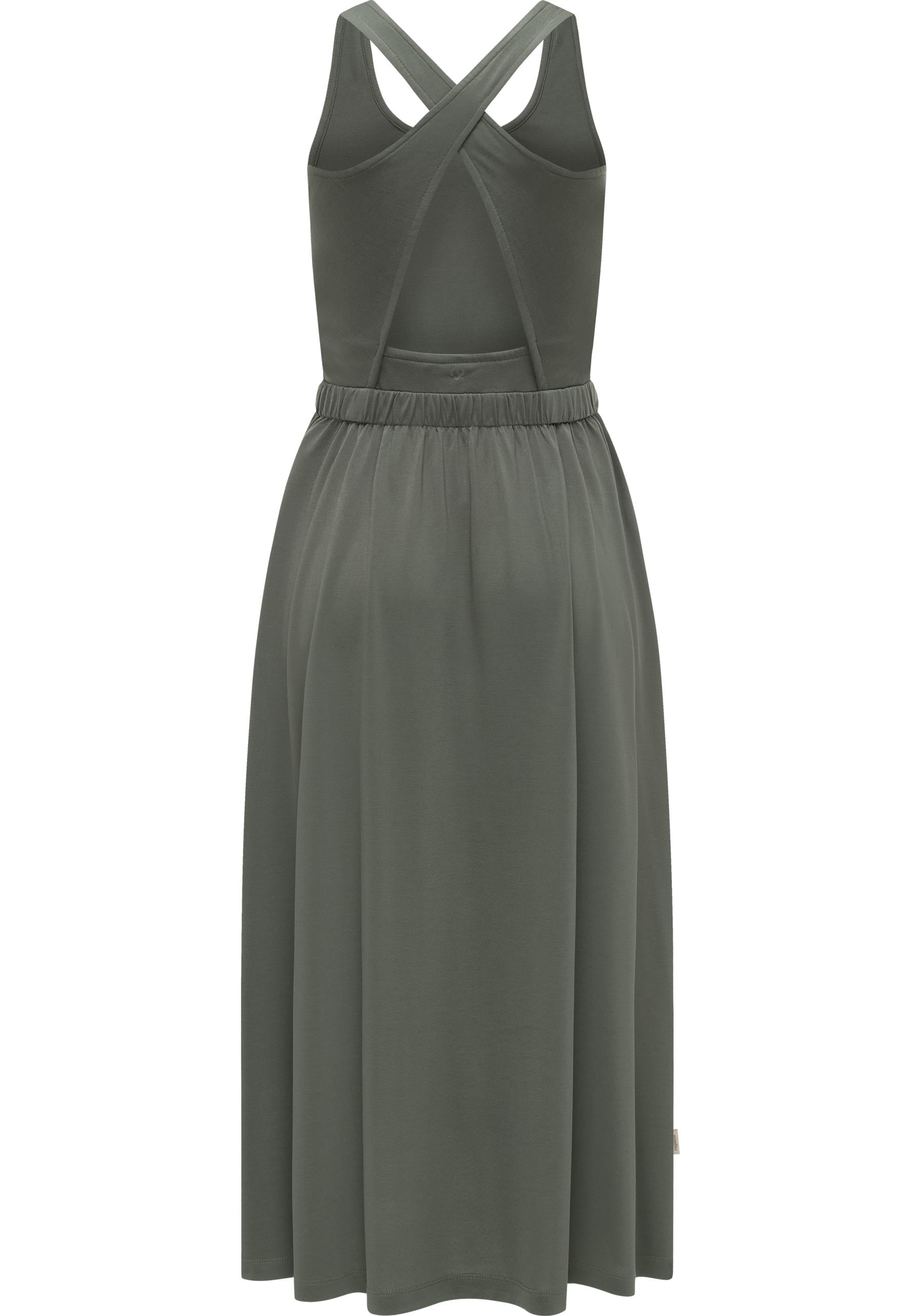 Ragwear Shirtkleid »Mauglia YOUMODO« Eingrifftaschen Sommerkleid mit Trägern und Taillenzugband