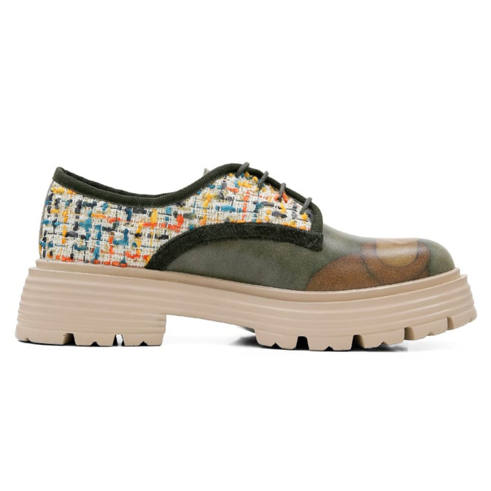 DOGO Ballerina »Brooklyn Painting-Of-A-Lady Damen Halbschuhe«, Handgefertigt